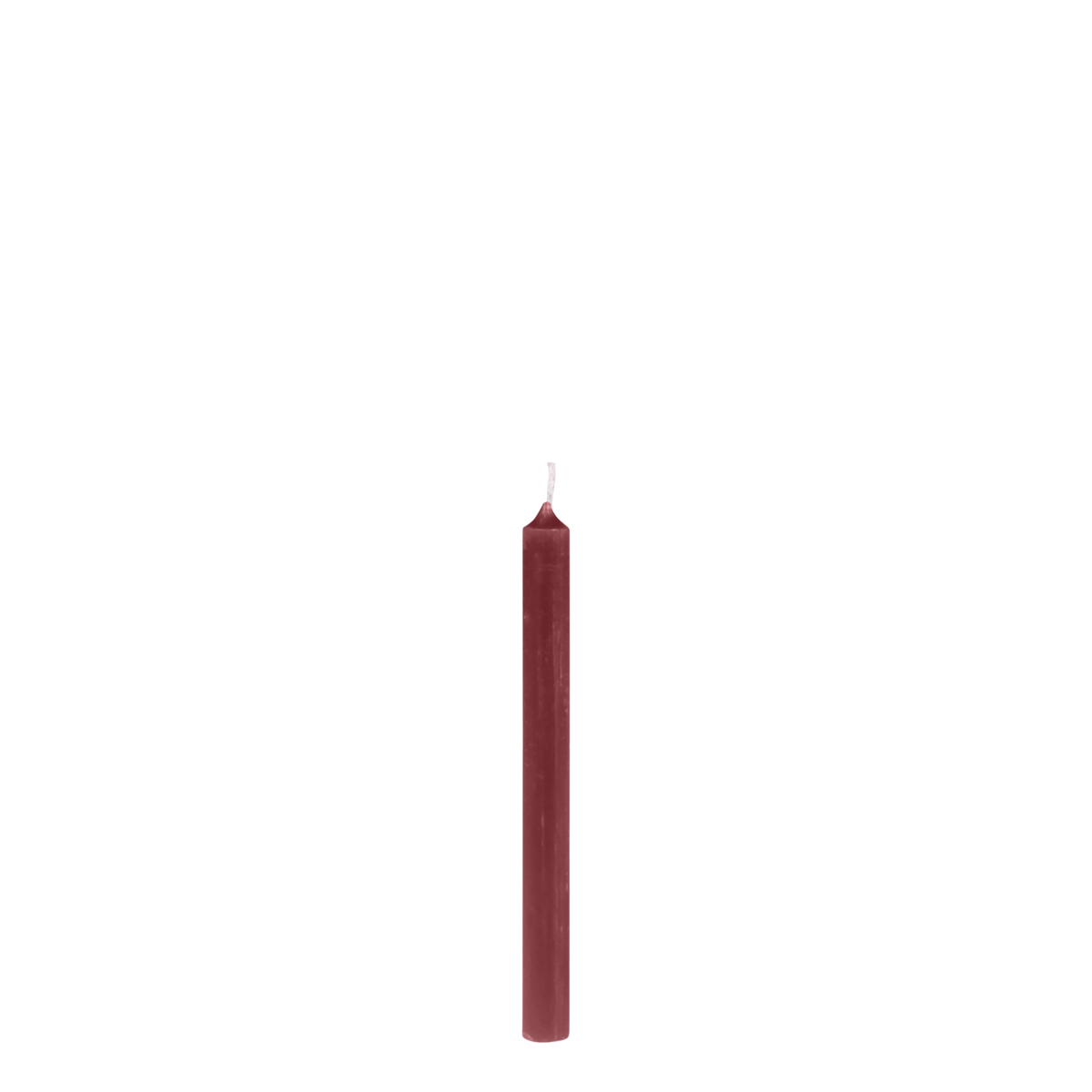 Spitzkerzen dunkelrot, 13 cm hoch, 2,5 Stunden Brennzeit