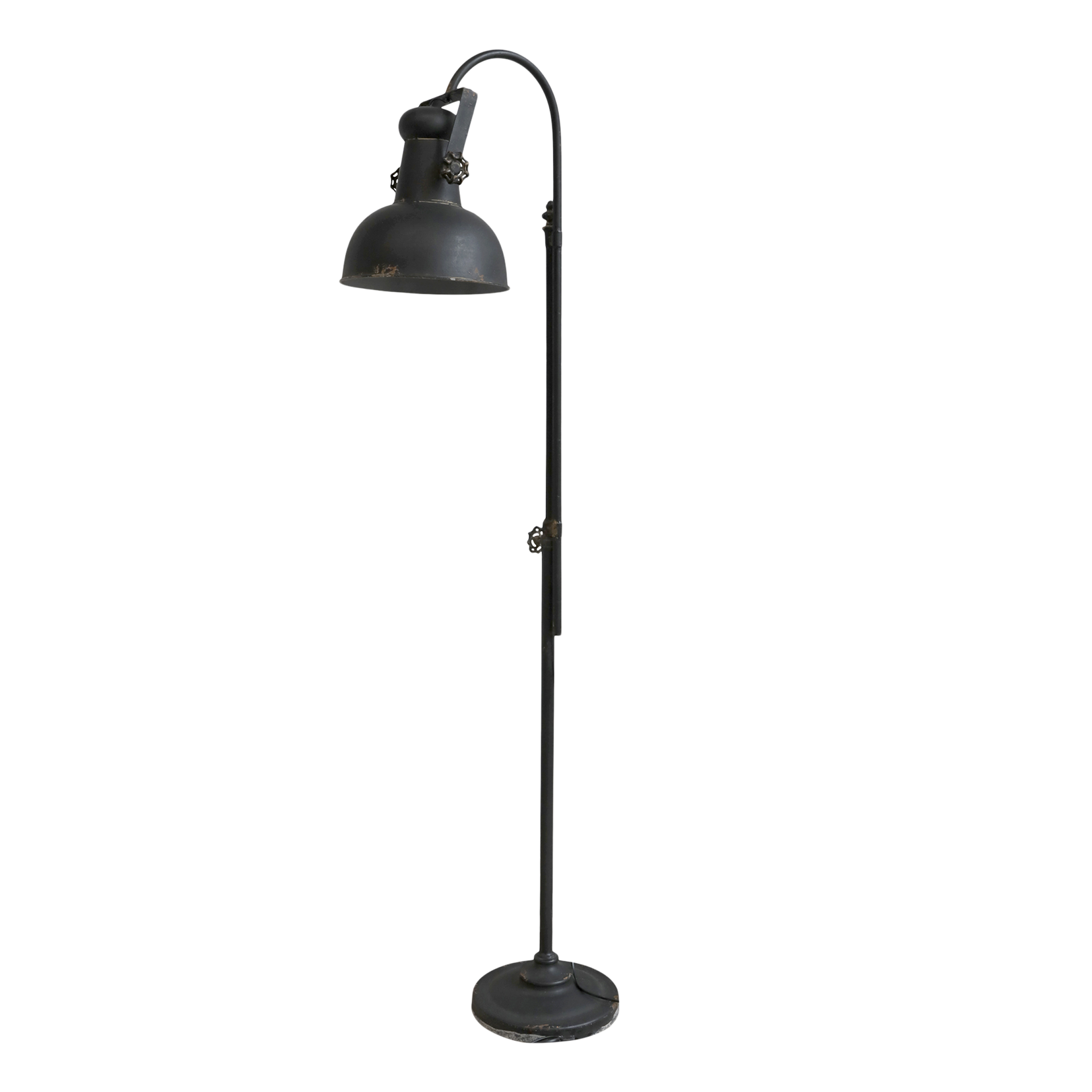 Stehlampe Factory Antique Schwarz 175 cm hoch