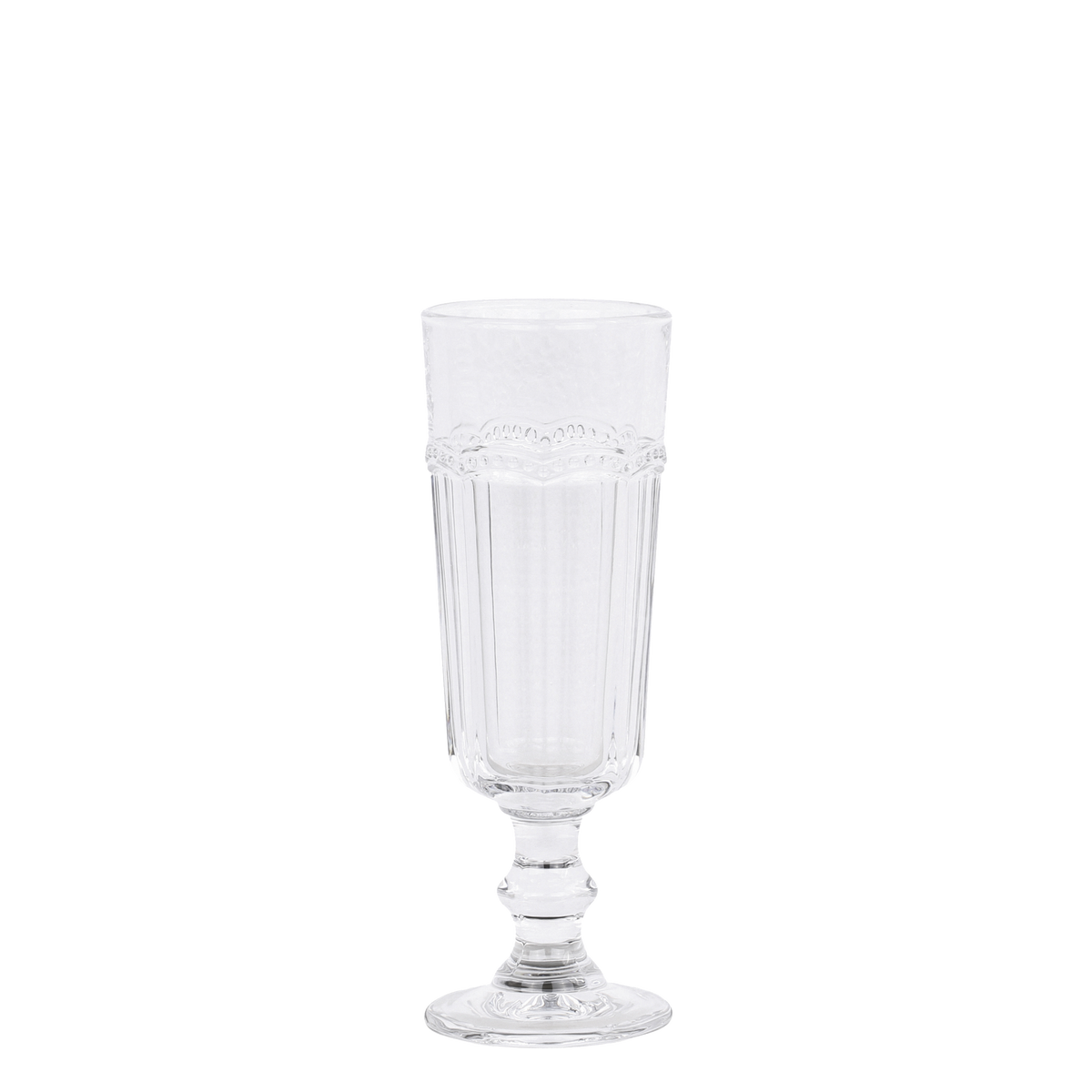 Antoinette Champagnerglas-Becher mit Perlenkante, 19 cl