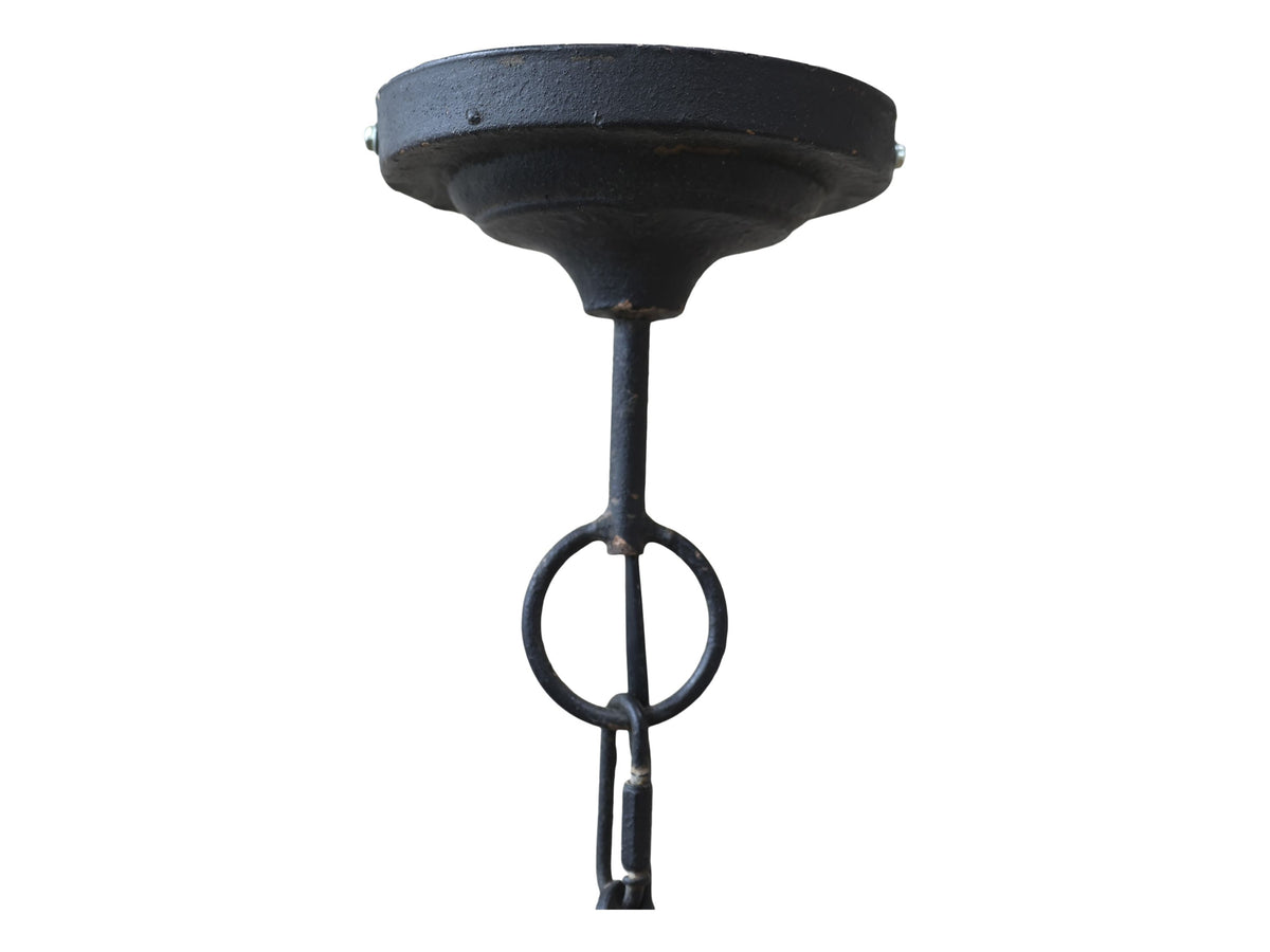 Deckenlampe Factory Antik-Schwarz, Eisen, höhenverstellbar