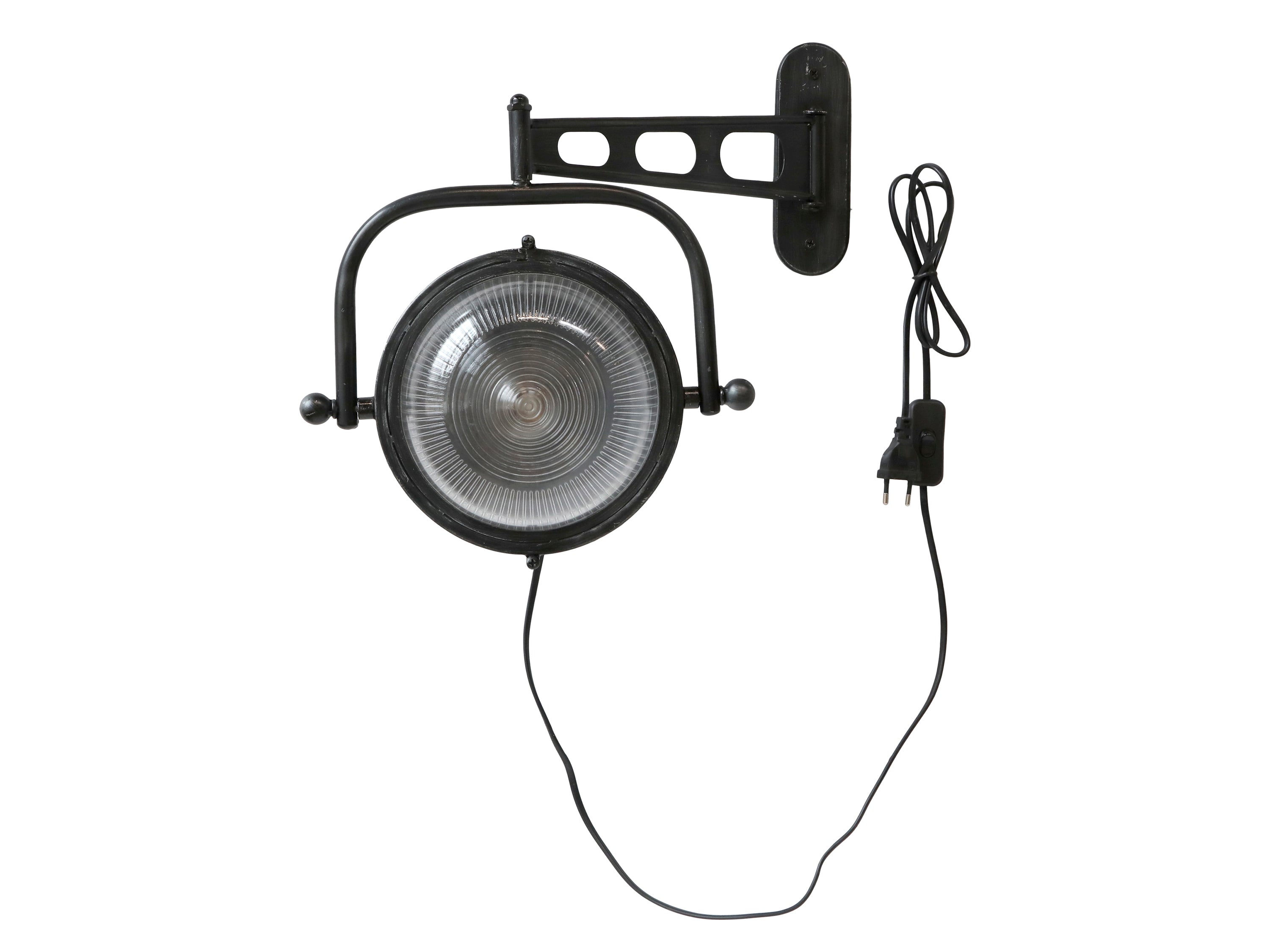 Factory Lamp for wall H33,5/L43,5/W17,5 cm antique black