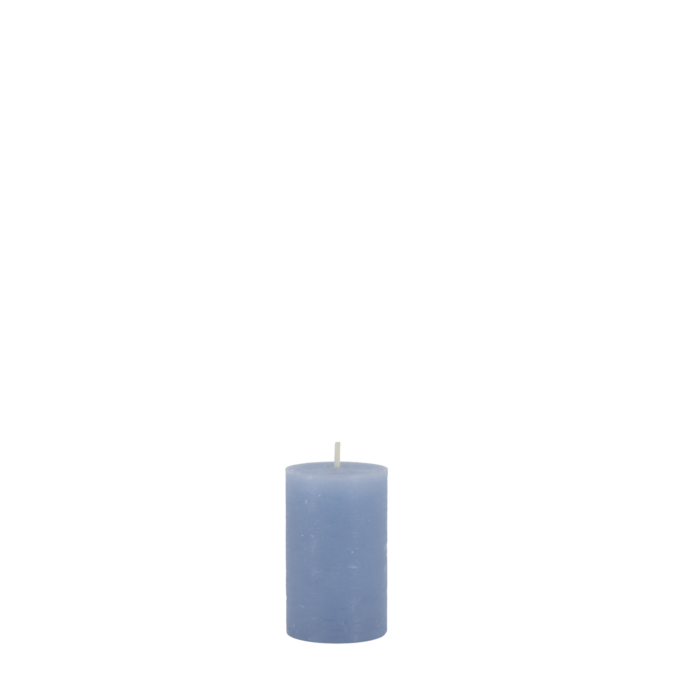 Macon Stumpenkerze in Sky Blue, 8 cm hoch