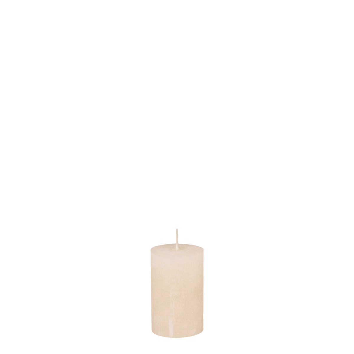 Stumpenkerze Macon in Nude, 8 cm hoch, 5 cm Durchmesser