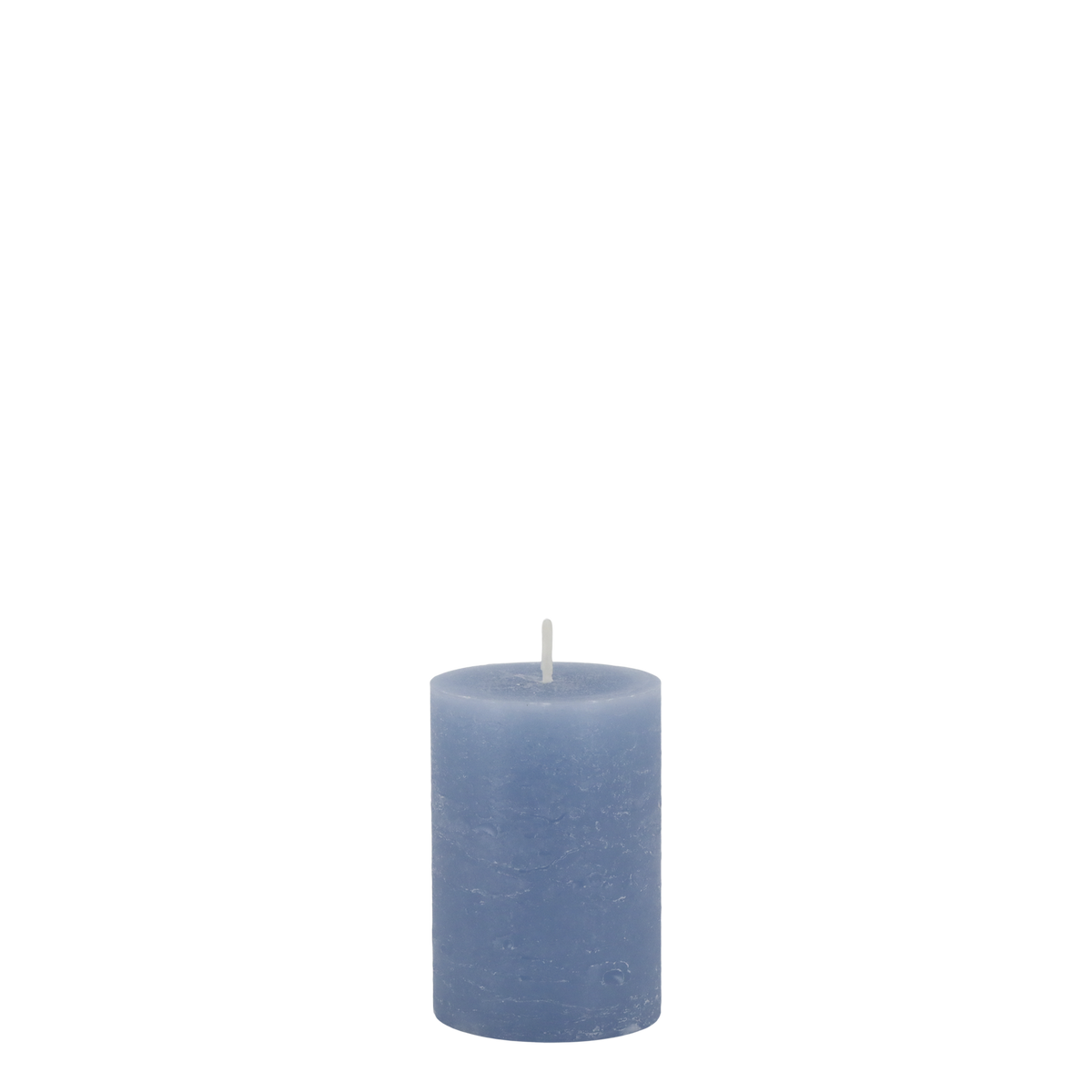 Stumpenkerze Macon in Sky Blue, 10 cm hoch