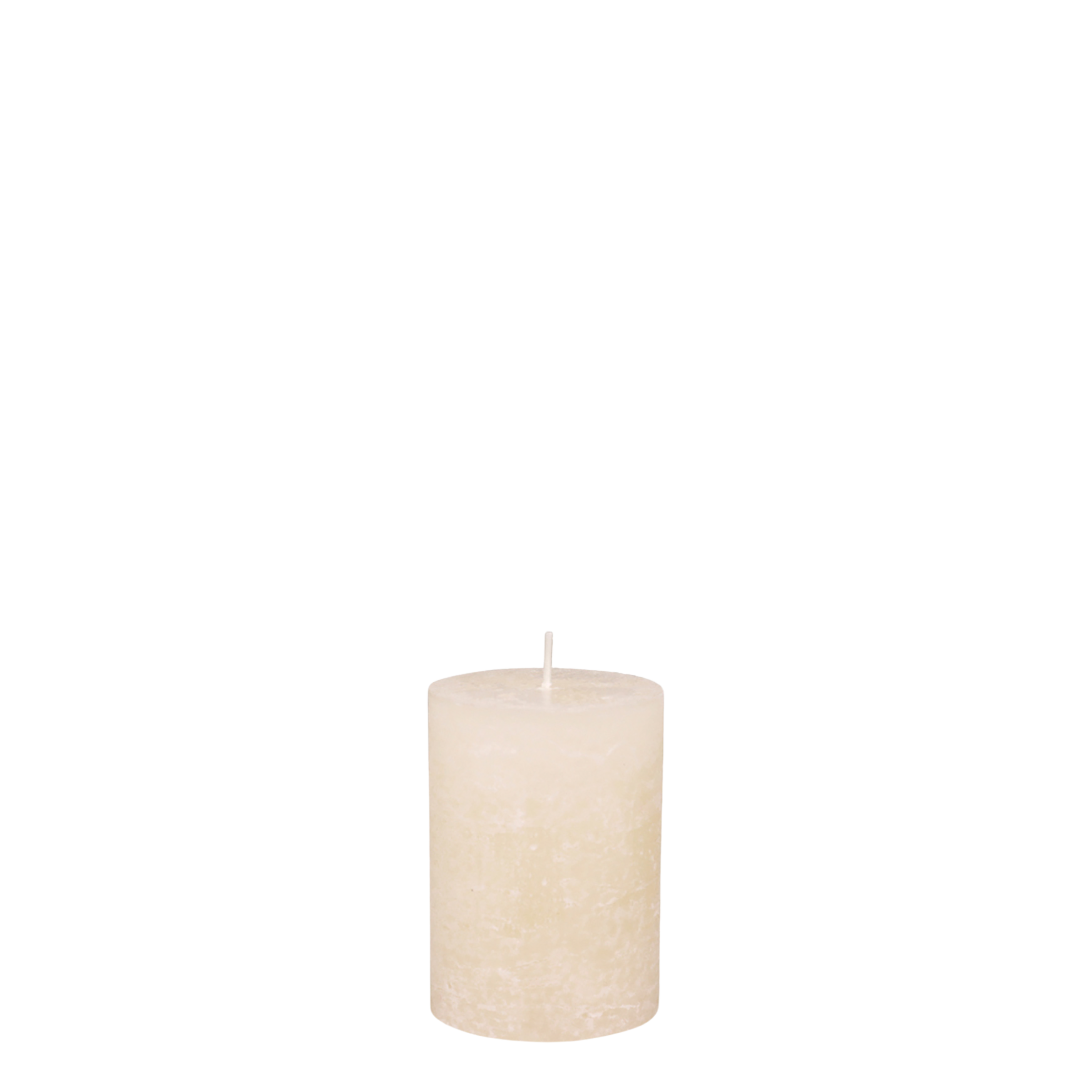 Stumpenkerze Macon in Nude, 10 cm, 40 Std. Brenndauer
