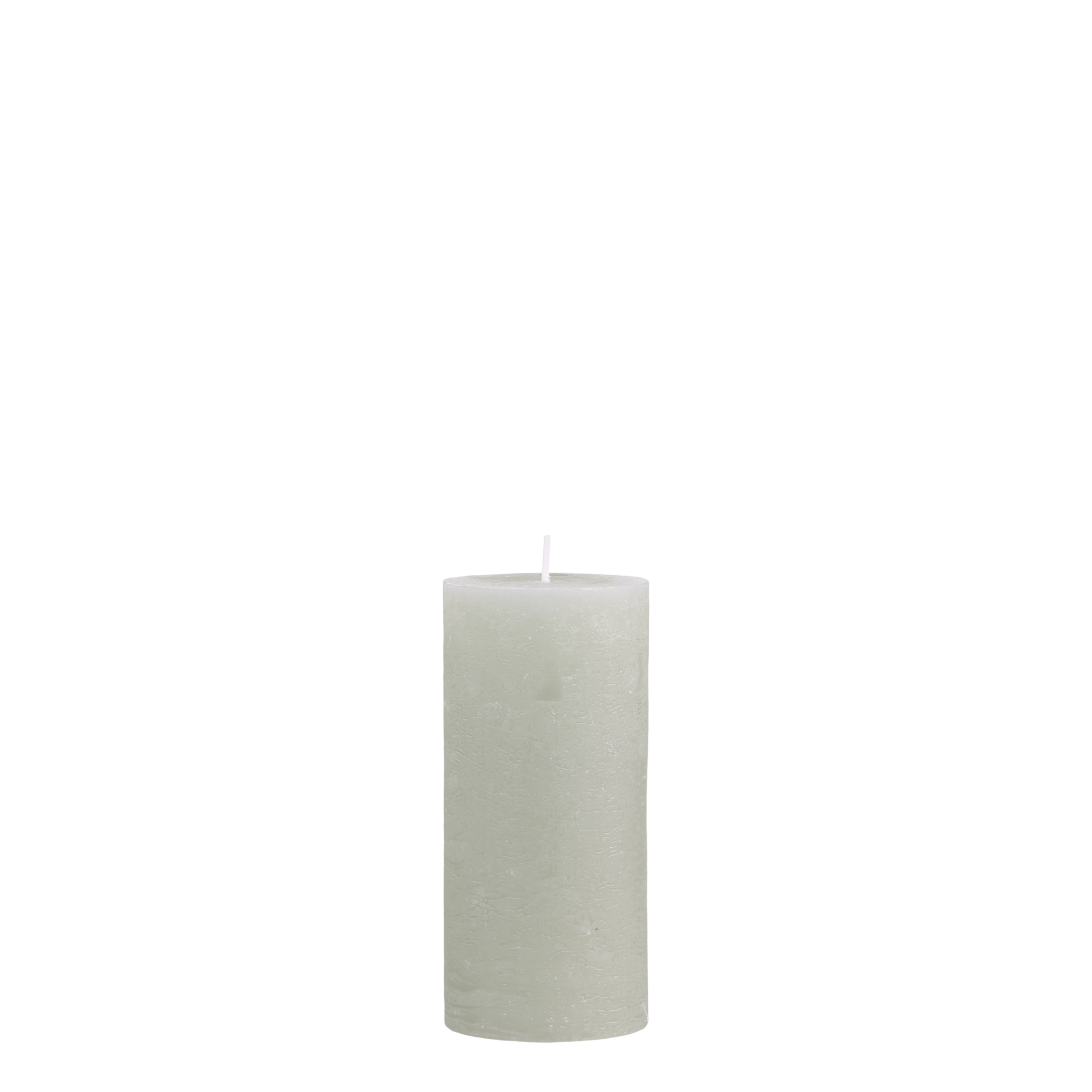 Stumpenkerze Macon Weiß, 15 cm, 60 Std. Brenndauer