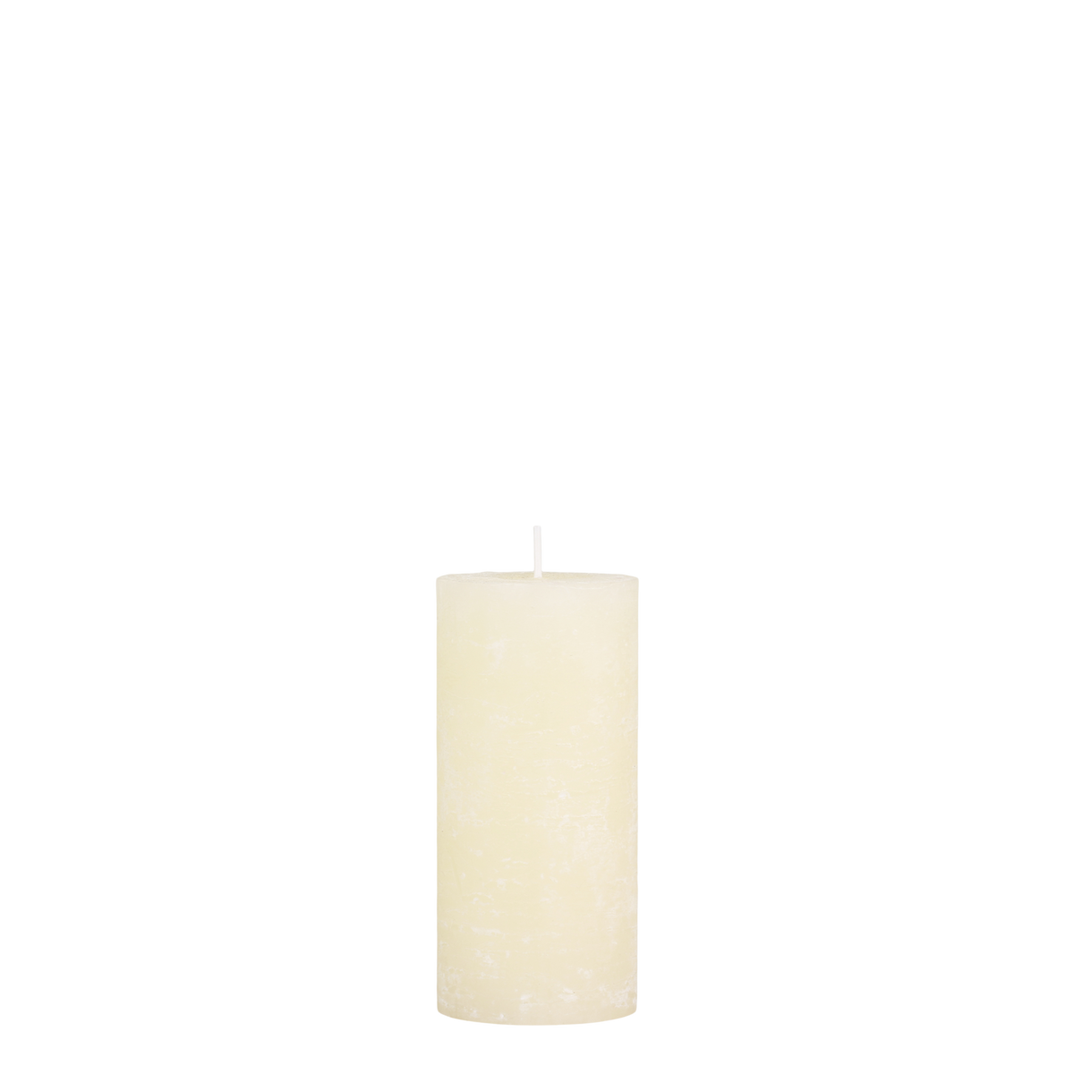 Stumpenkerze Macon Creme 15 cm hoch 60 Std Brenndauer