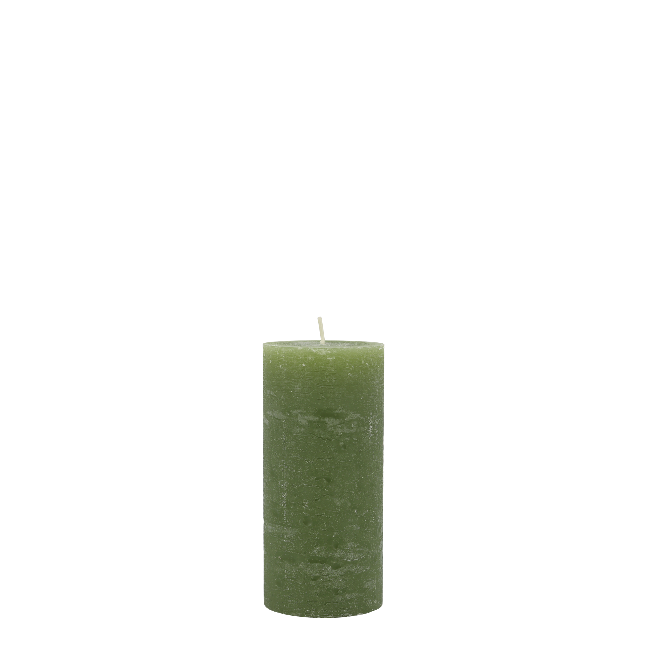 Stumpenkerze forrest green, 15 cm, 60 Std. Brenndauer