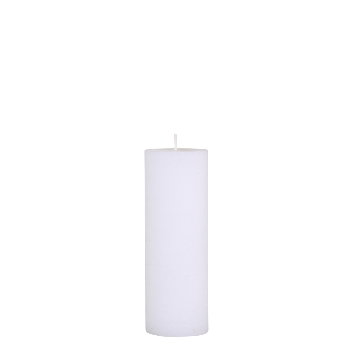 Stumpenkerze weiß, 20 cm hoch, 7 cm Durchmesser