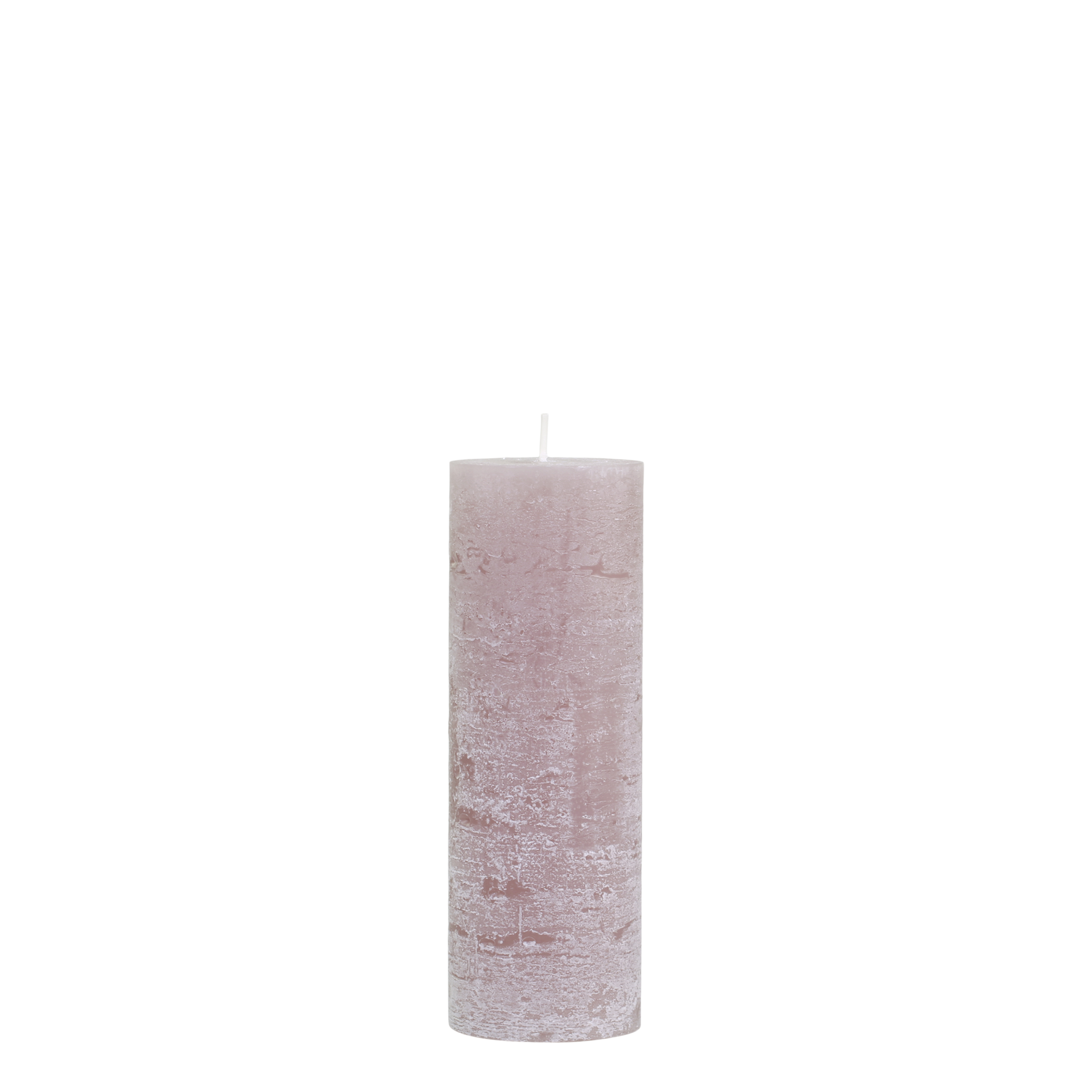 Stumpenkerze Macon in Taupe, 20 cm, 80 Std. Brenndauer
