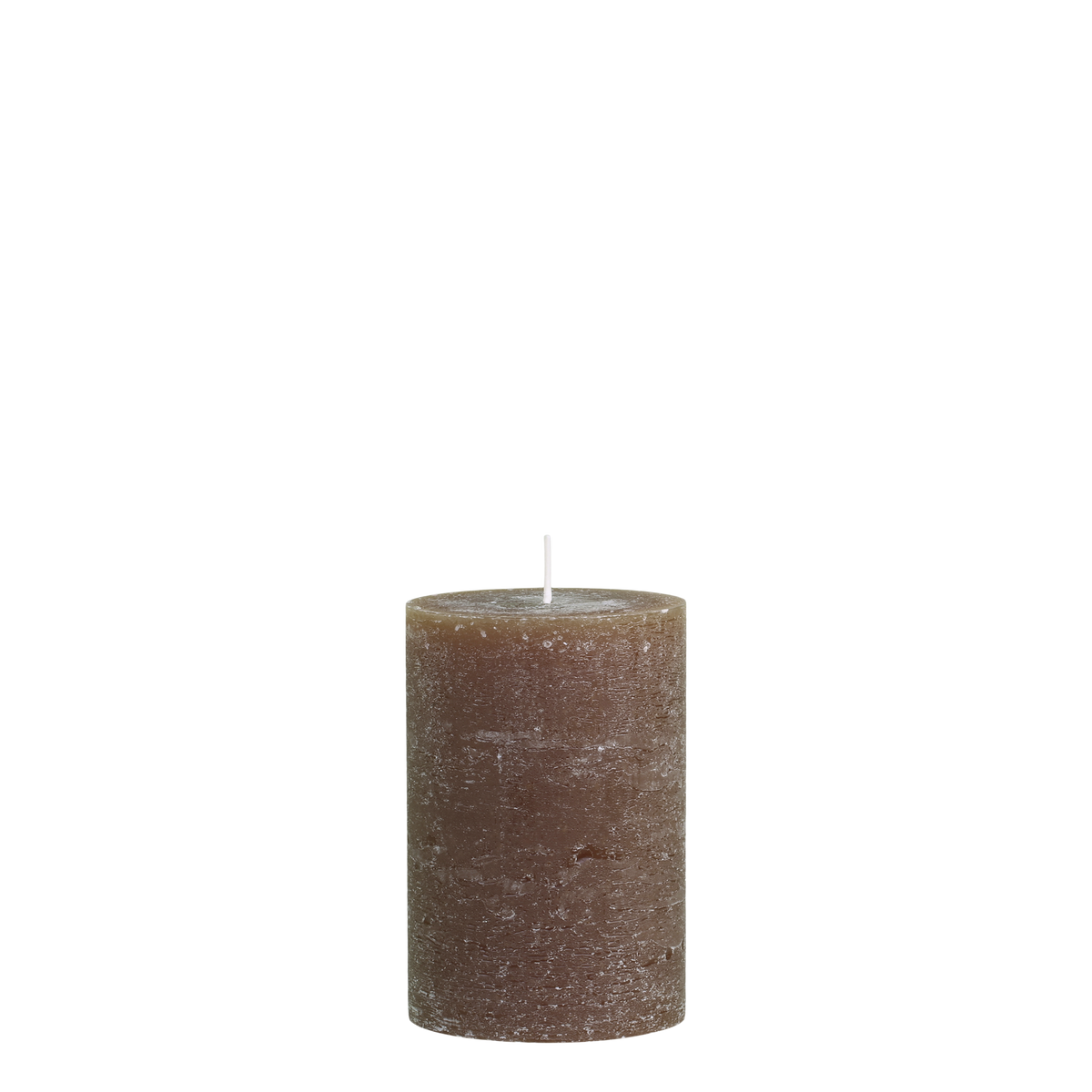 Stumpenkerze Macon Walnuss, 15 cm, 90 Std. Brenndauer
