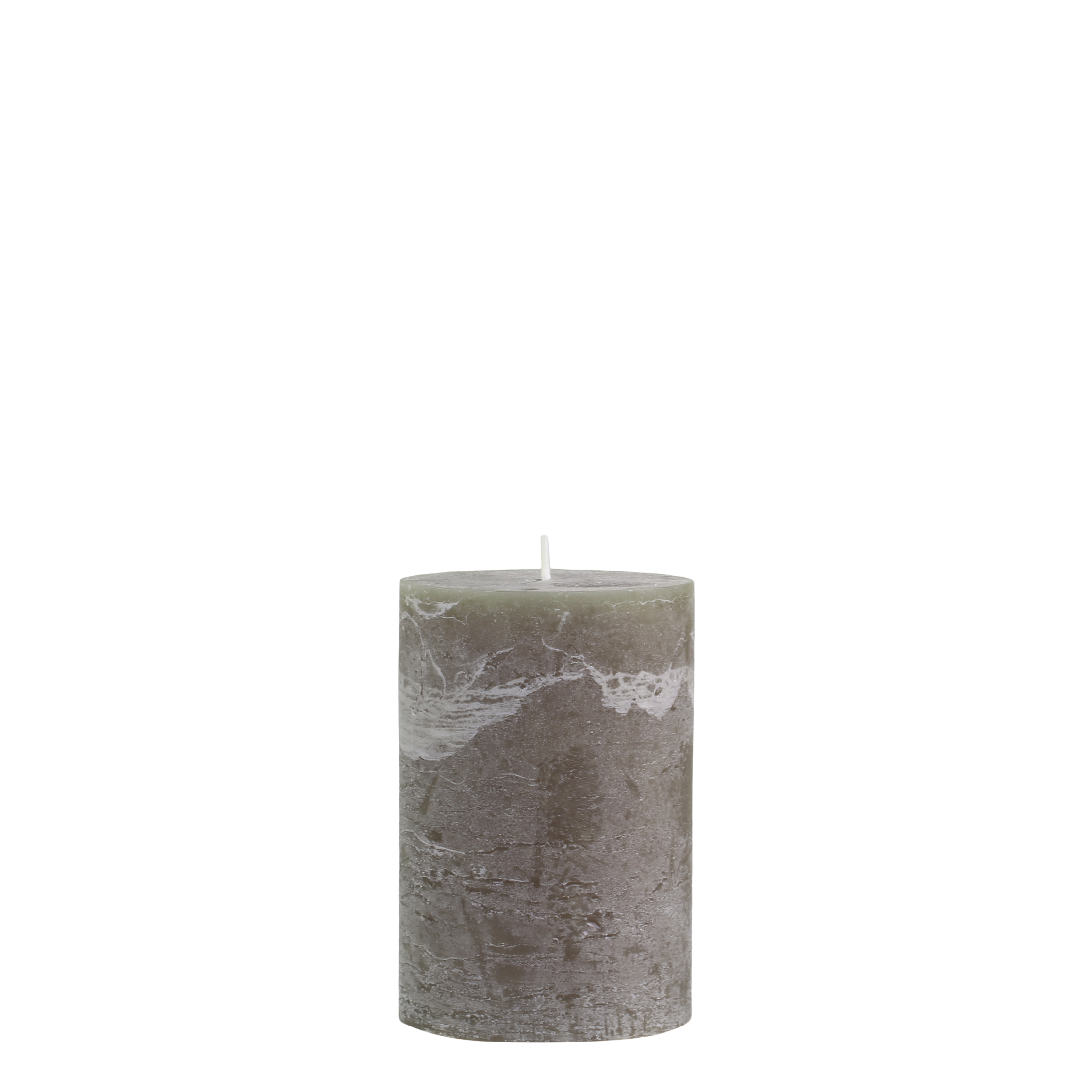 Macon Stumpenkerze oliv, 15 cm hoch, 10 cm Durchmesser