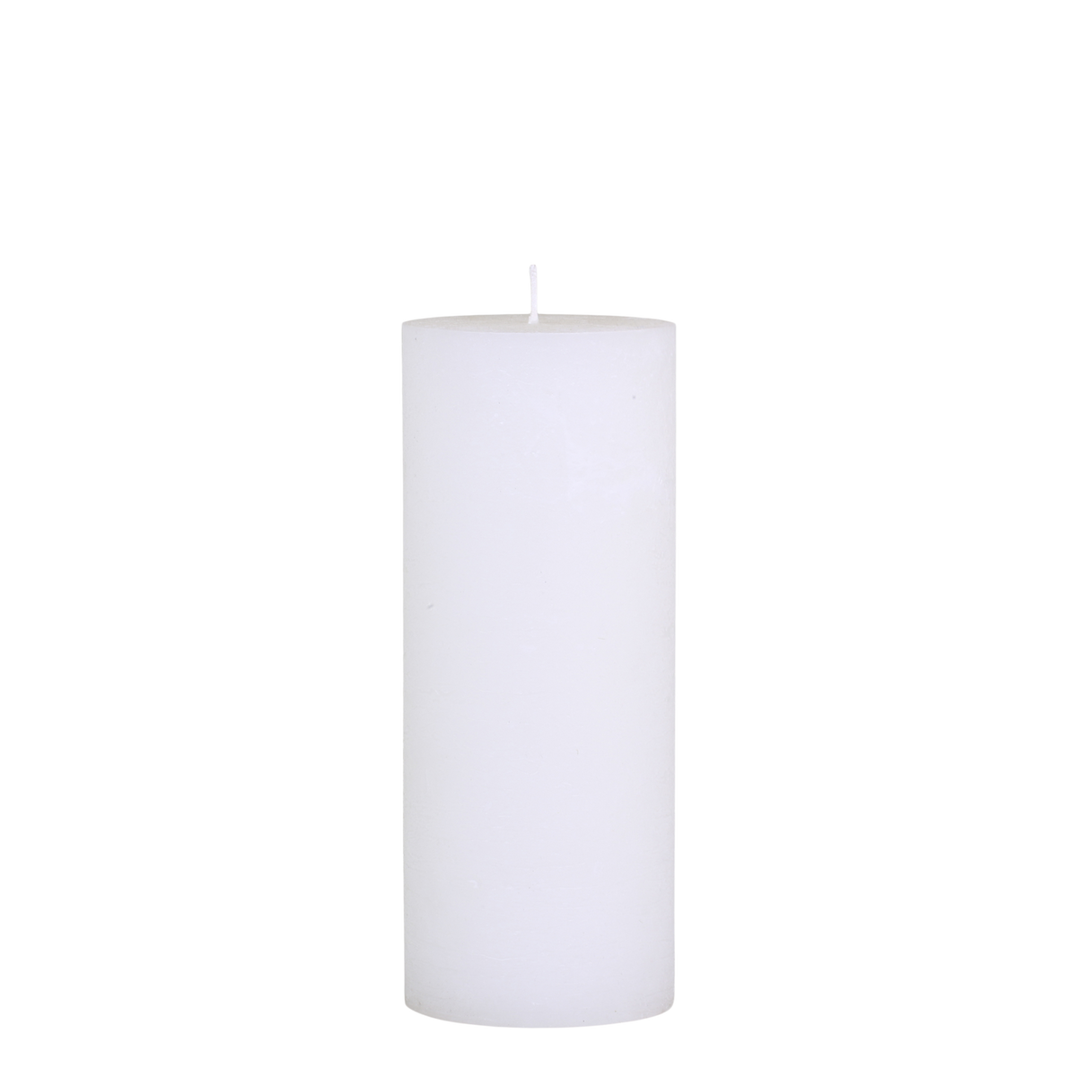 Stumpenkerze weiß, 25 cm hoch, 10 cm Durchmesser