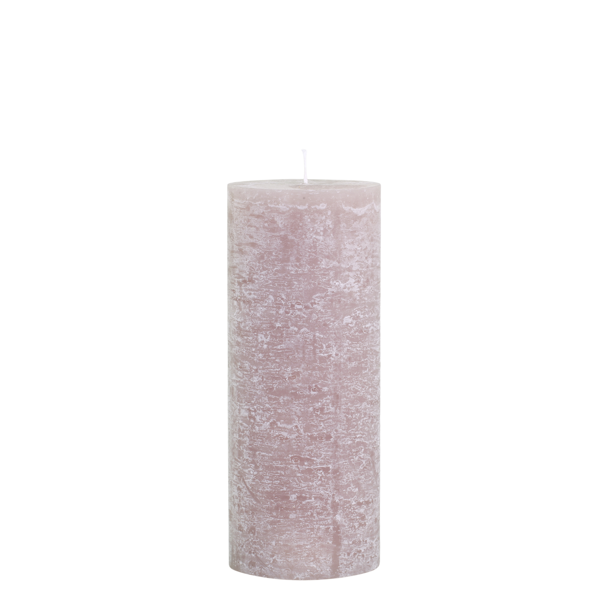 Stumpenkerze Macon in Taupe, 25 cm, 150 Std. Brenndauer