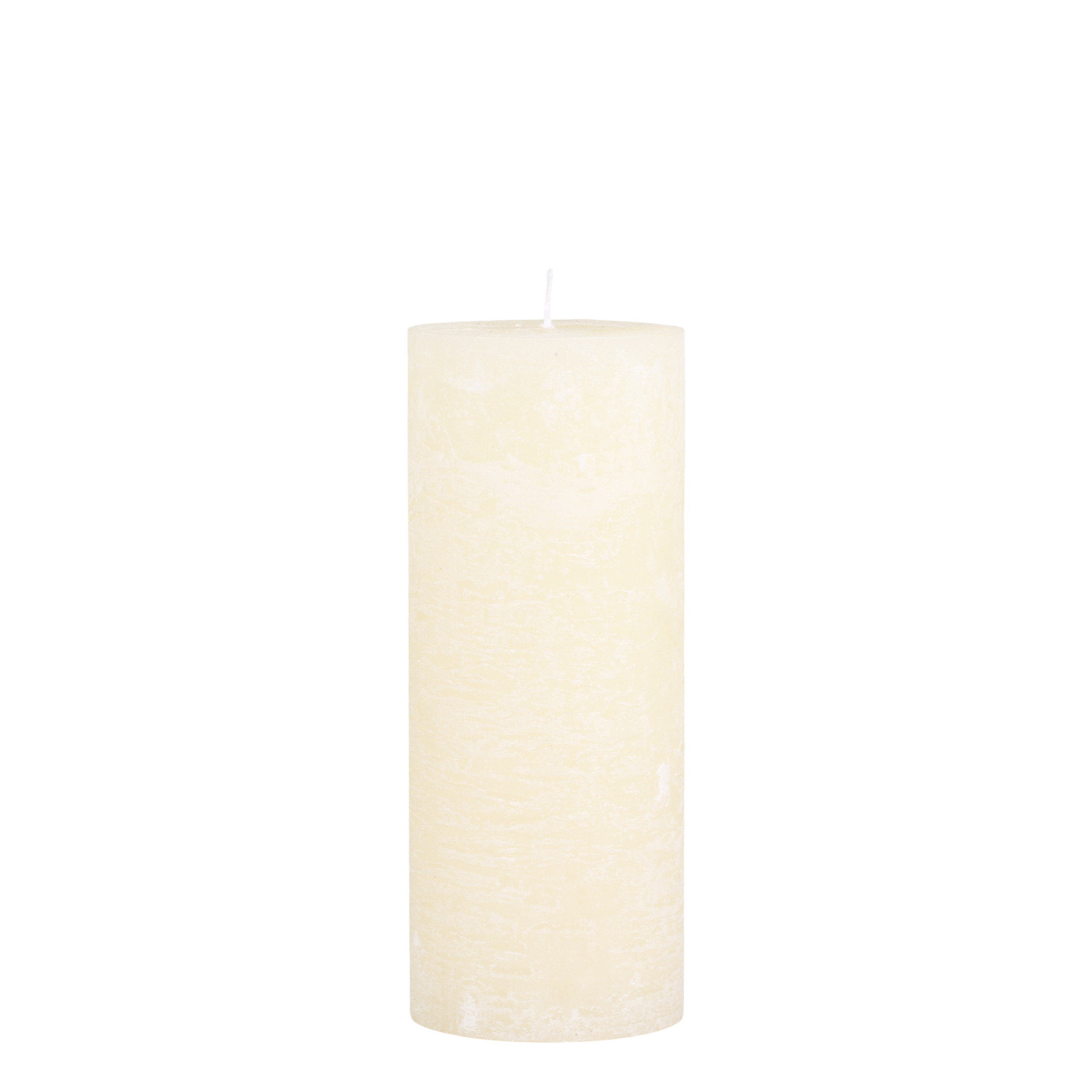 Stumpenkerze Macon Creme, 25 cm, 150 Std. Brenndauer