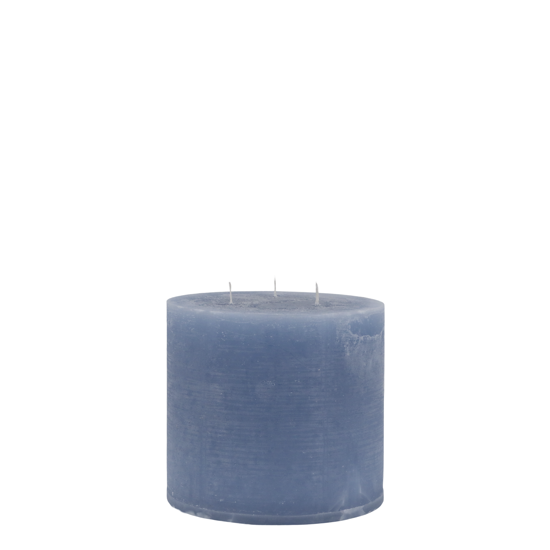 Macon Stumpenkerze mit 3 Dochten, 15 cm, sky blue