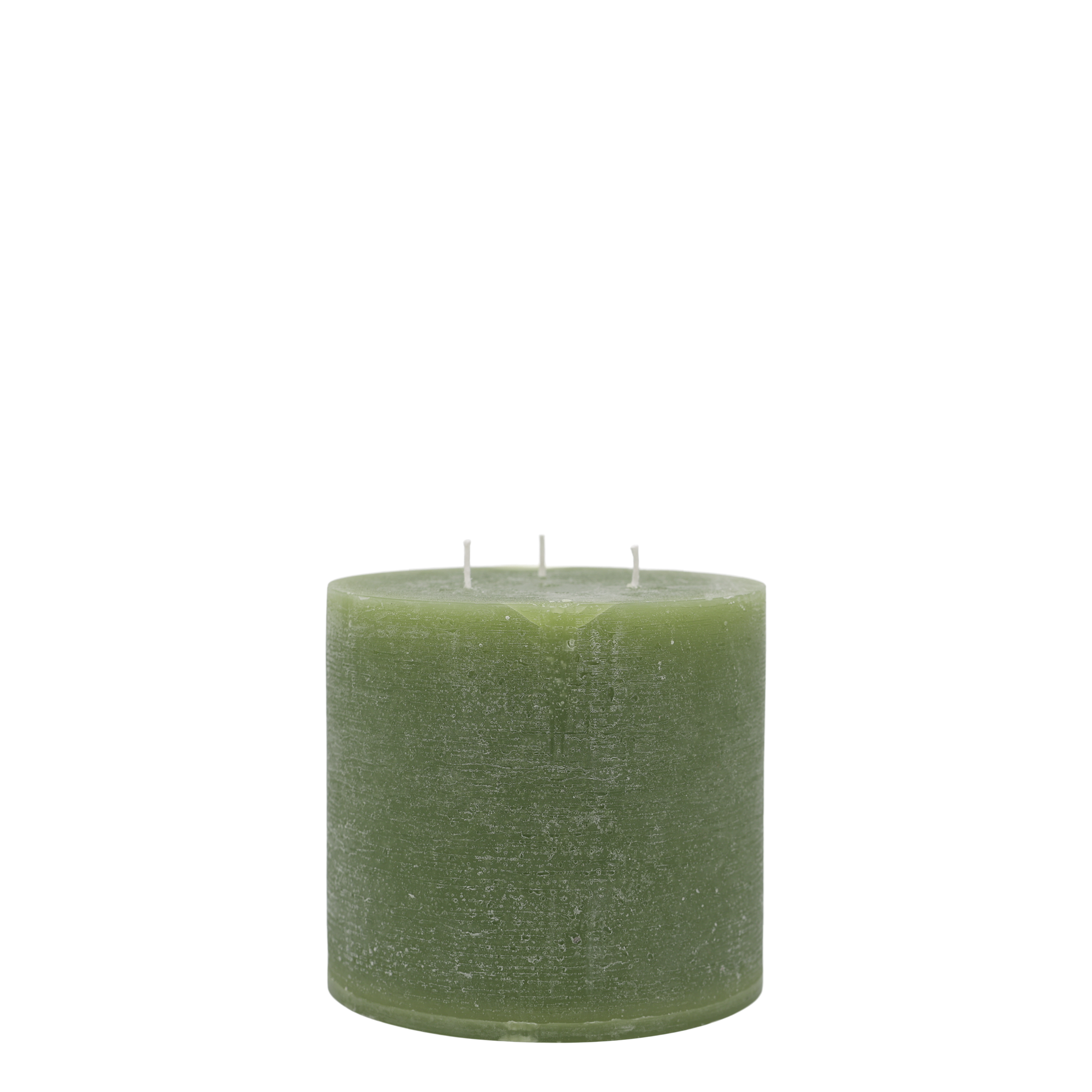 Macon Stumpenkerze mit 3 Dochten, forrest green, 15 cm