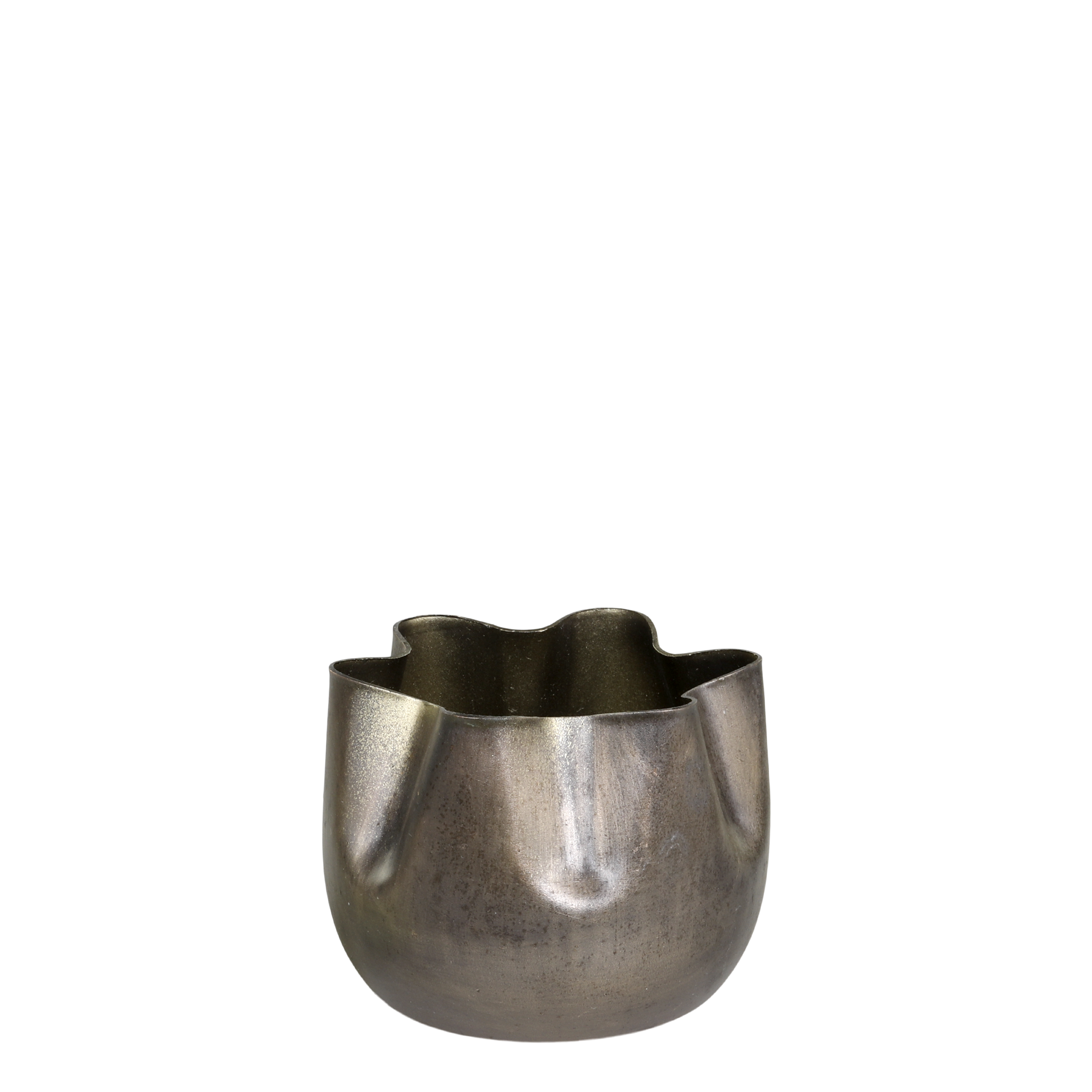 Kerzenständer aus Eisen antique messing für Stabkerzen