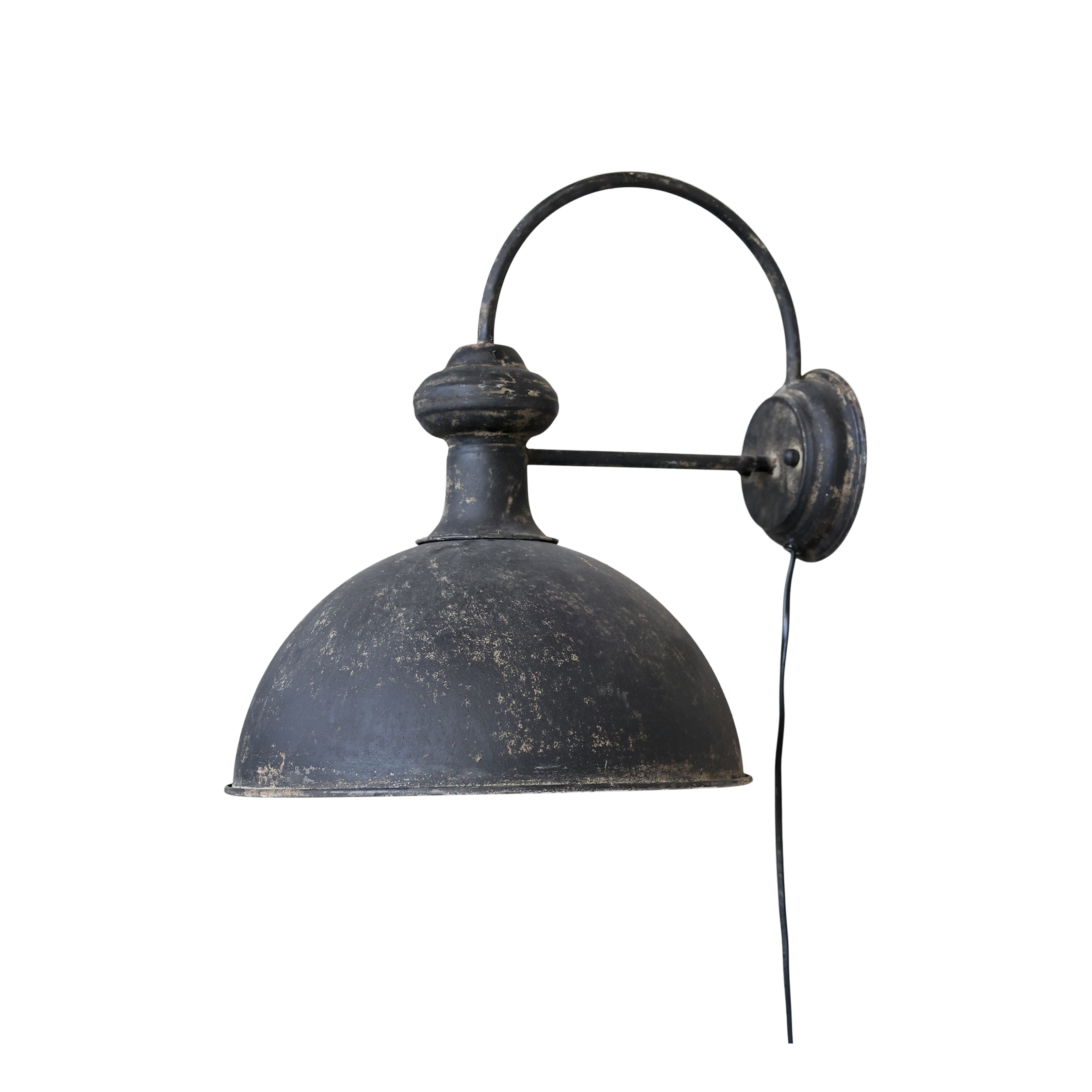 Wandleuchte Factory antik schwarz, Lampe für Wand