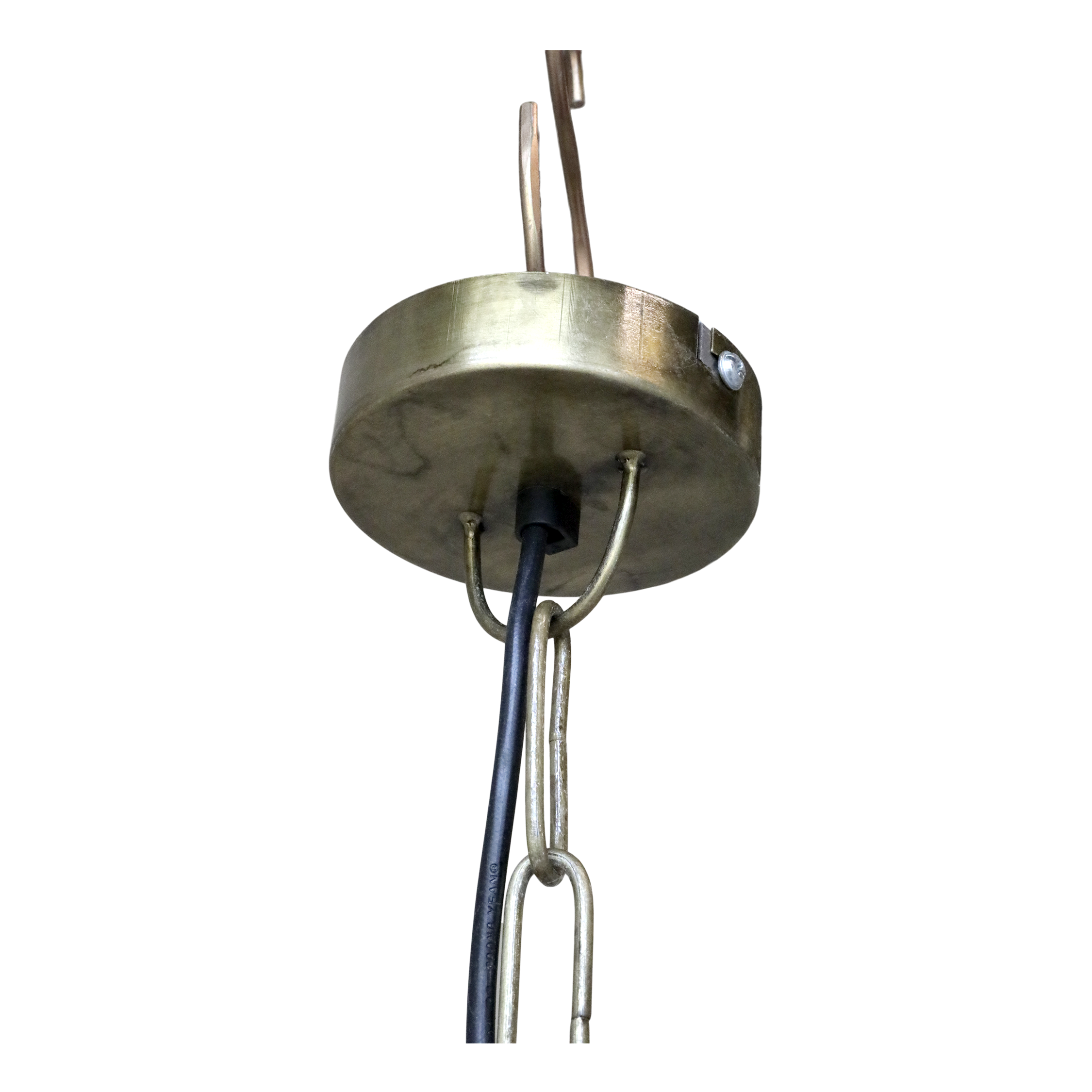 Lampe aus Rattangeflecht, natur, 50 cm Durchmesser