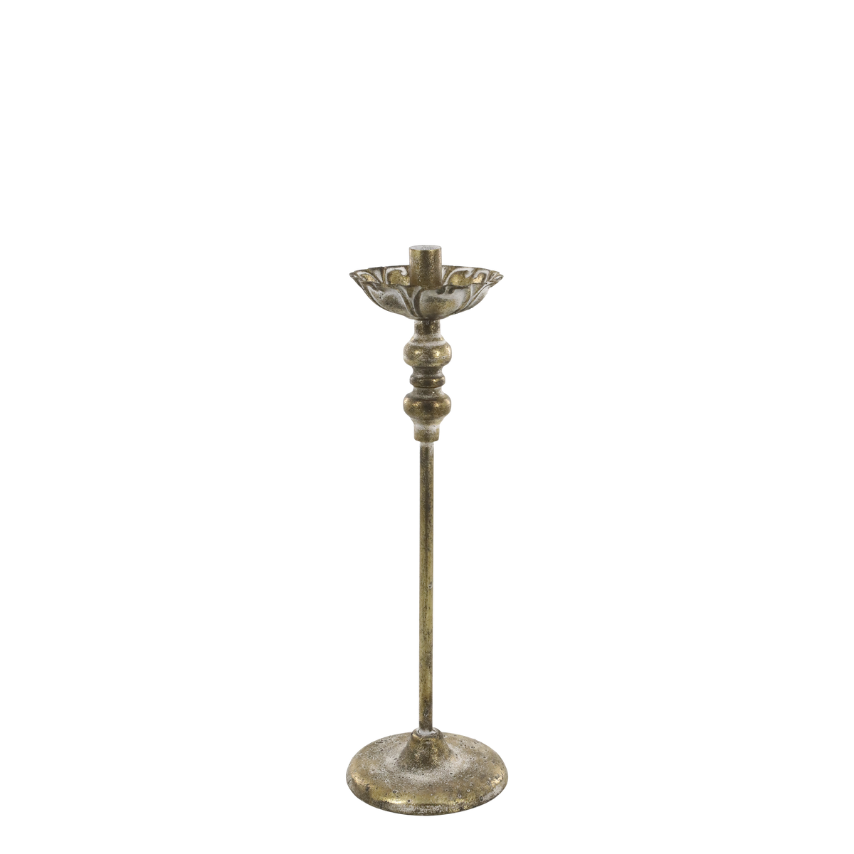 Kerzenständer Vire antik messing, 40 cm hoch