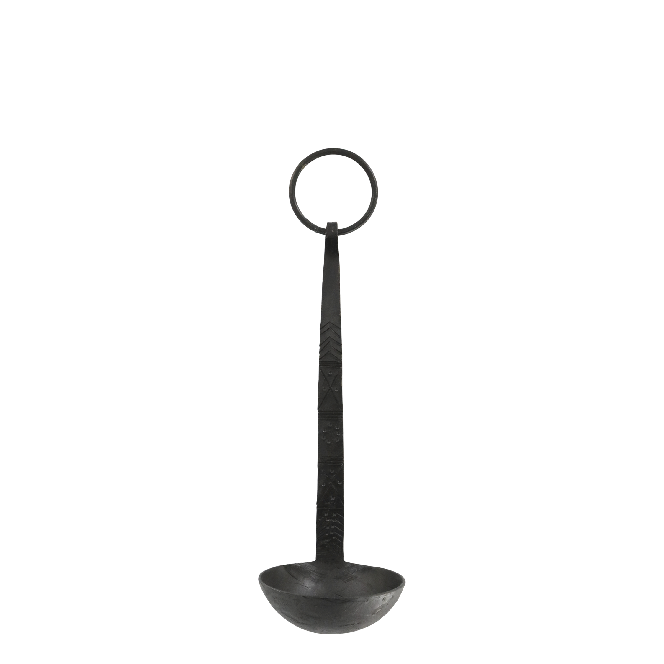 Kerzenständer zum Aufhängen, Eisen, Antique Schwarz, 24 cm