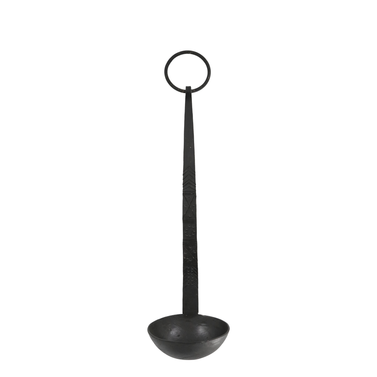 Kerzenständer zum Aufhängen, Eisen, Antik-Schwarz, 29 cm
