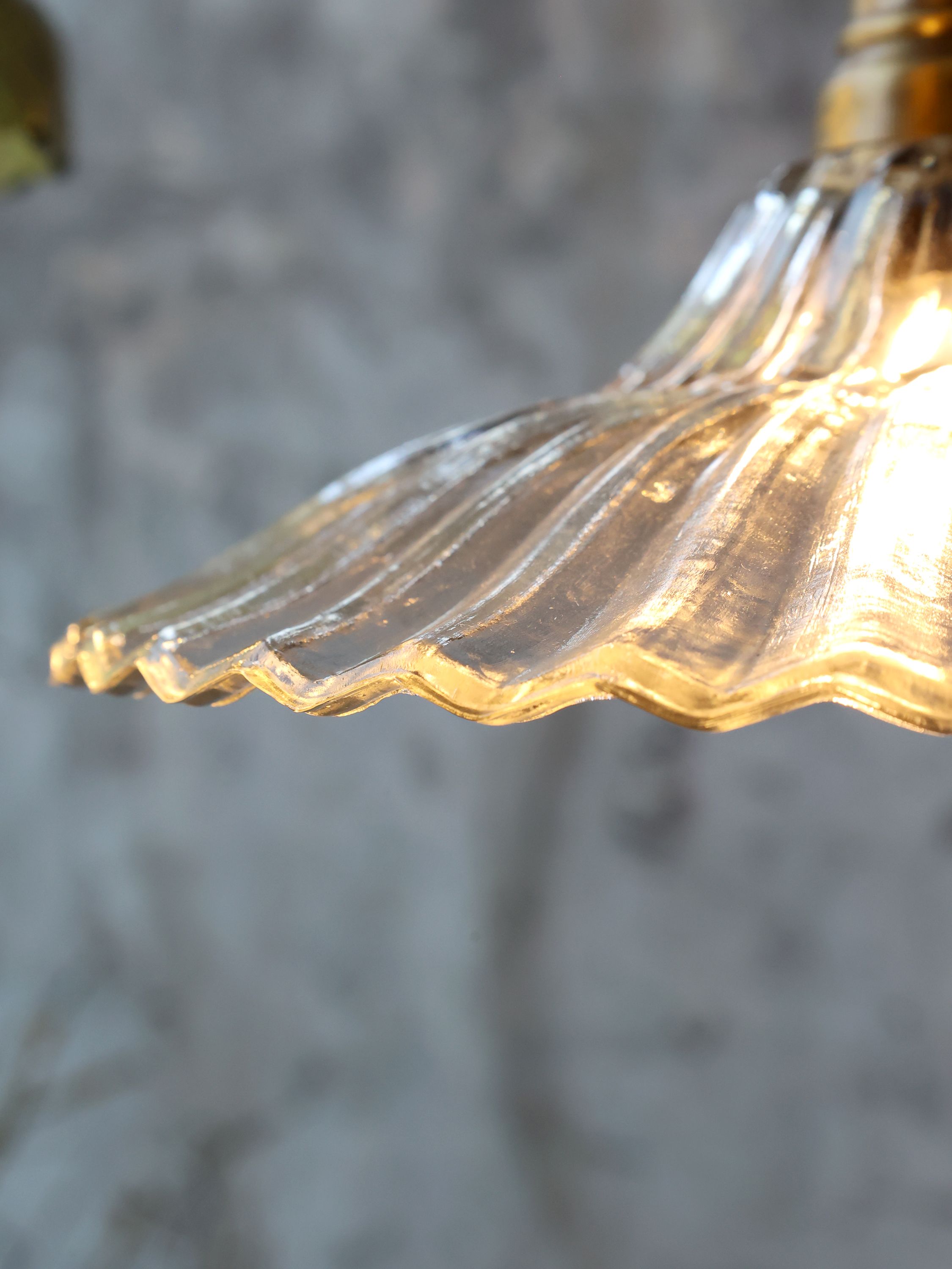 Lampe mit Messingoberfläche – klar, E27, 40 W