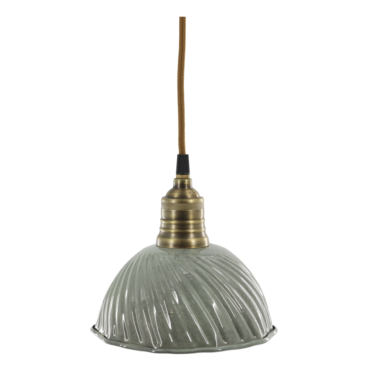 Lunel Emaille-Lampe mit E27-Fassung, 18,5 cm