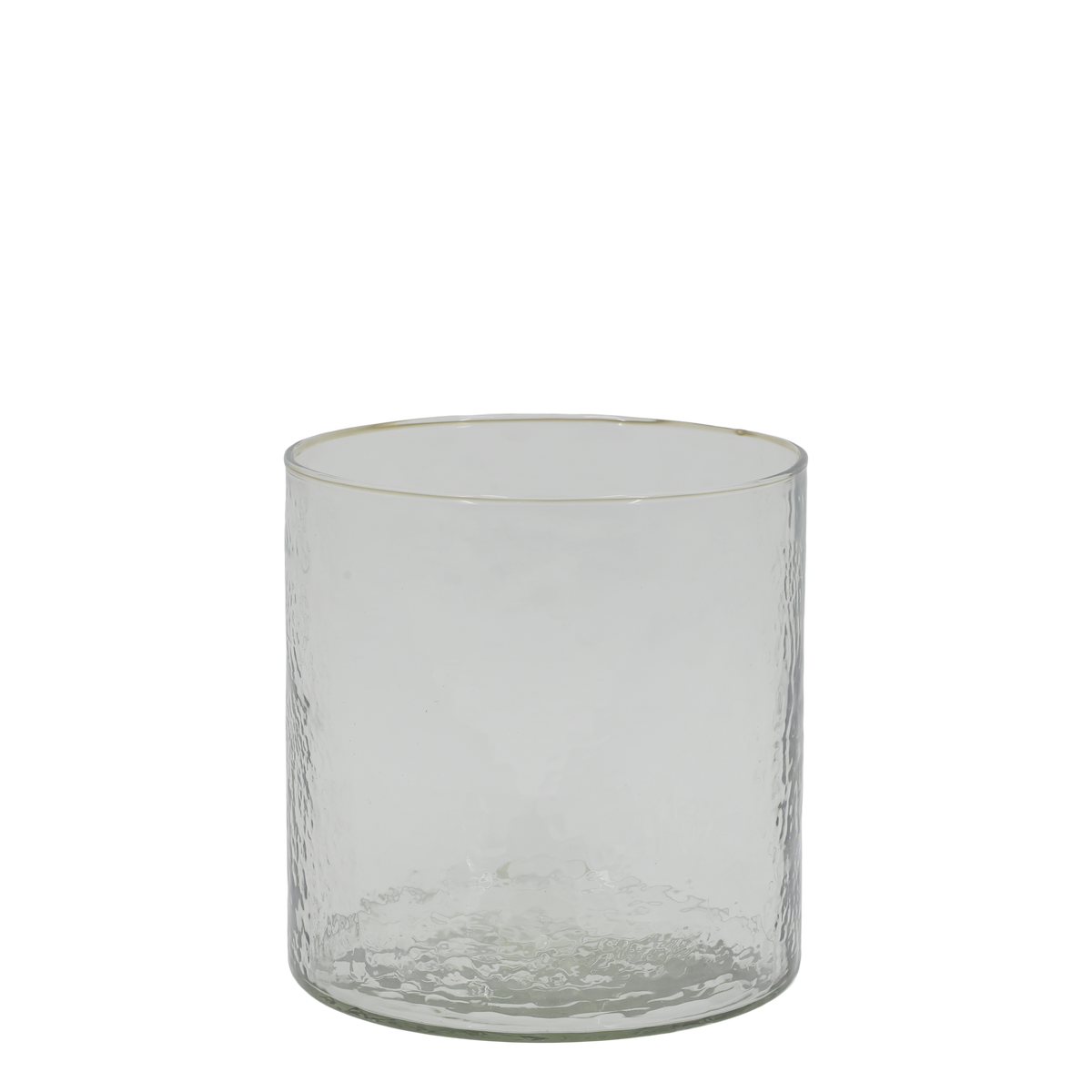 Windlicht Glas klar, 15 cm hoch, 15 cm Durchmesser