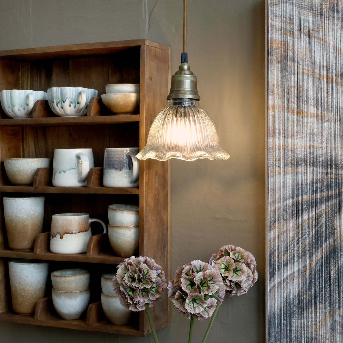 Lampe mit Messingoberfläche – 18 cm hoch, E27
