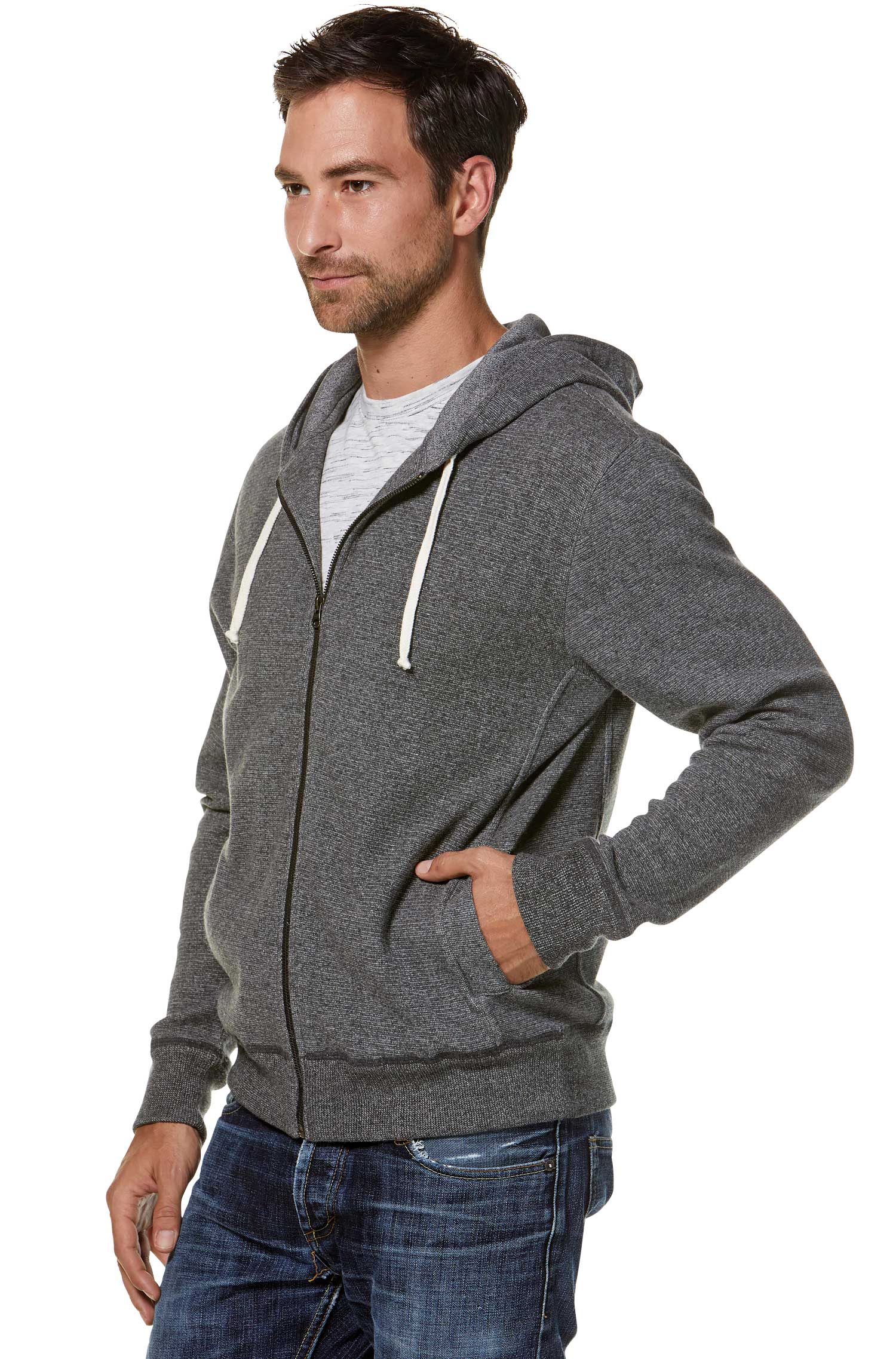 Kapuzen HOODY aus Pima Baumwolle und Royal Alpaka