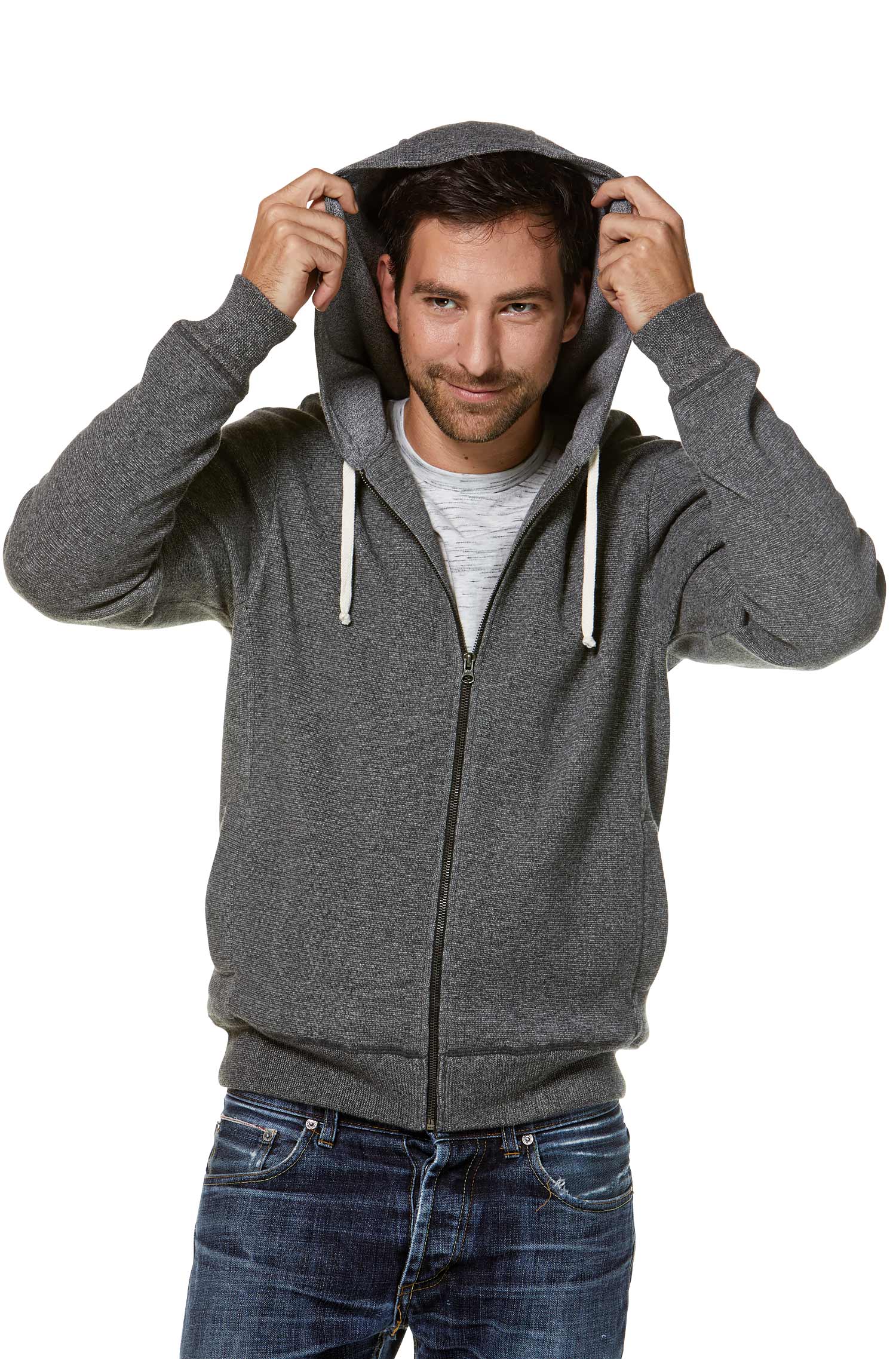 Kapuzen HOODY aus Pima Baumwolle und Royal Alpaka
