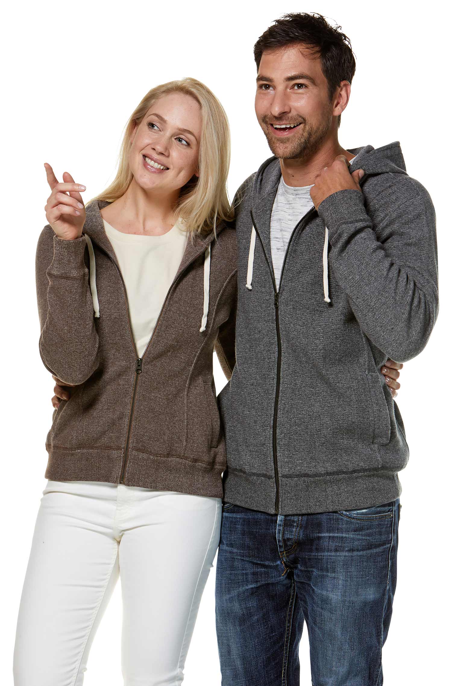 Kapuzen HOODY aus Pima Baumwolle und Royal Alpaka