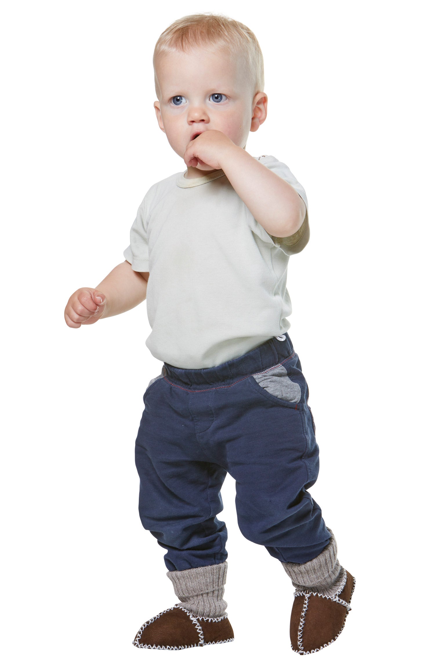 Alpaka Babyschuhe (Größen 17-24) aus 100% Schafwolle
