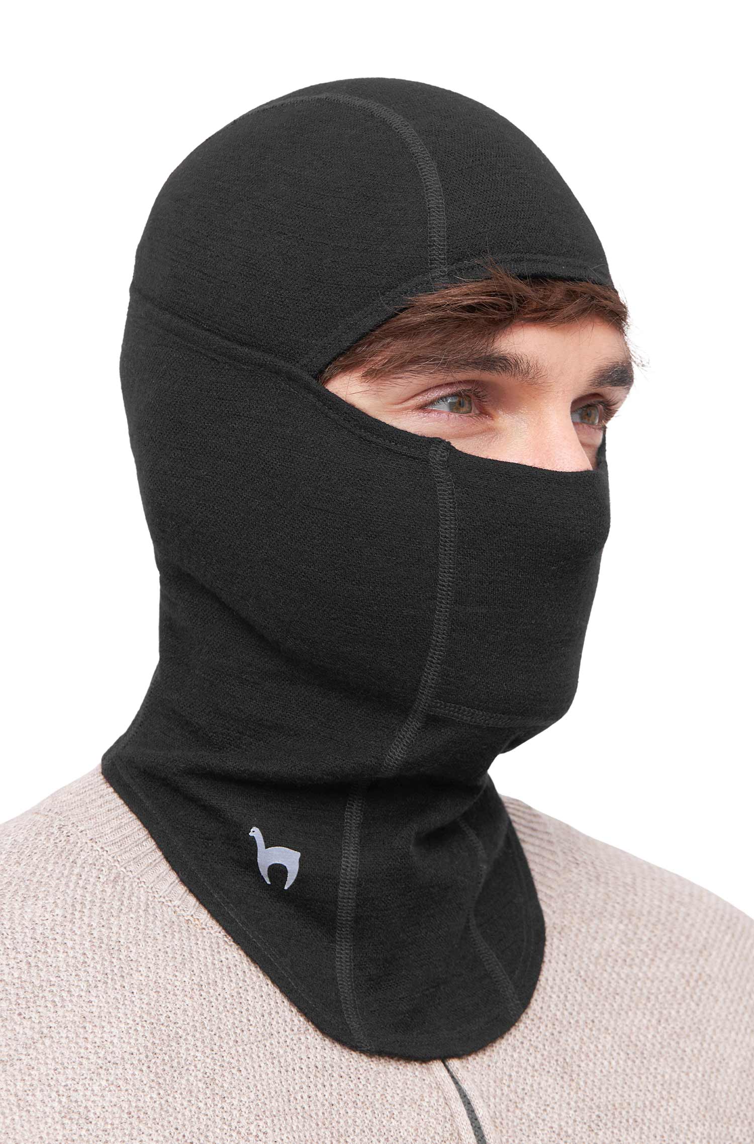 Alpaka Balaclava THERMO LAYER mit Baby Alpaka & Bio-Pima-Baumwolle