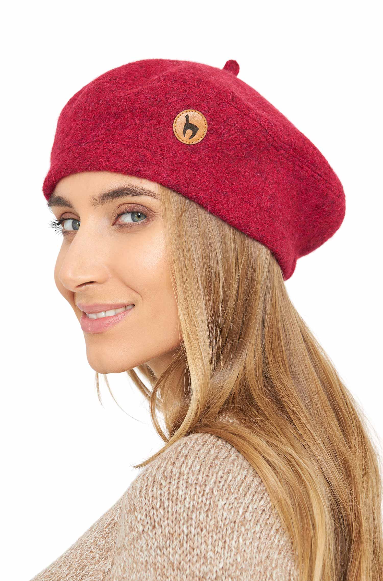 Alpaka Baskenmütze BERET aus 100% Alpaka
