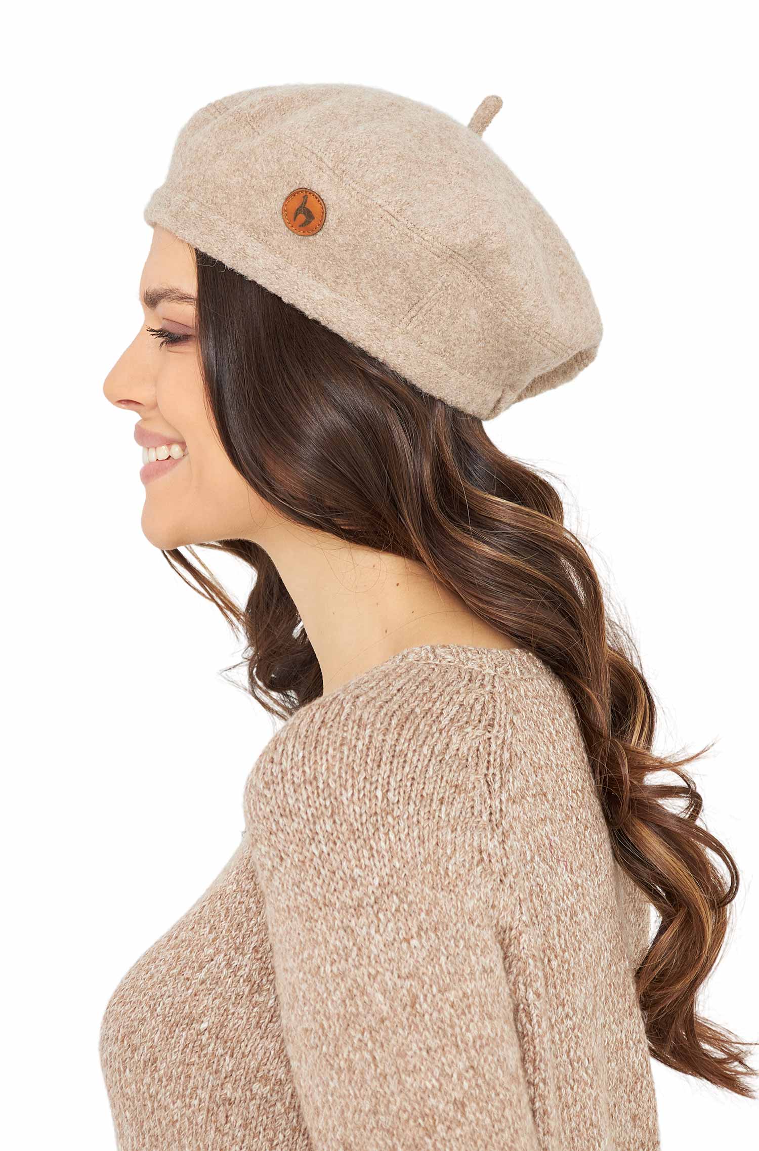 Alpaka Baskenmütze BERET aus 100% Alpaka