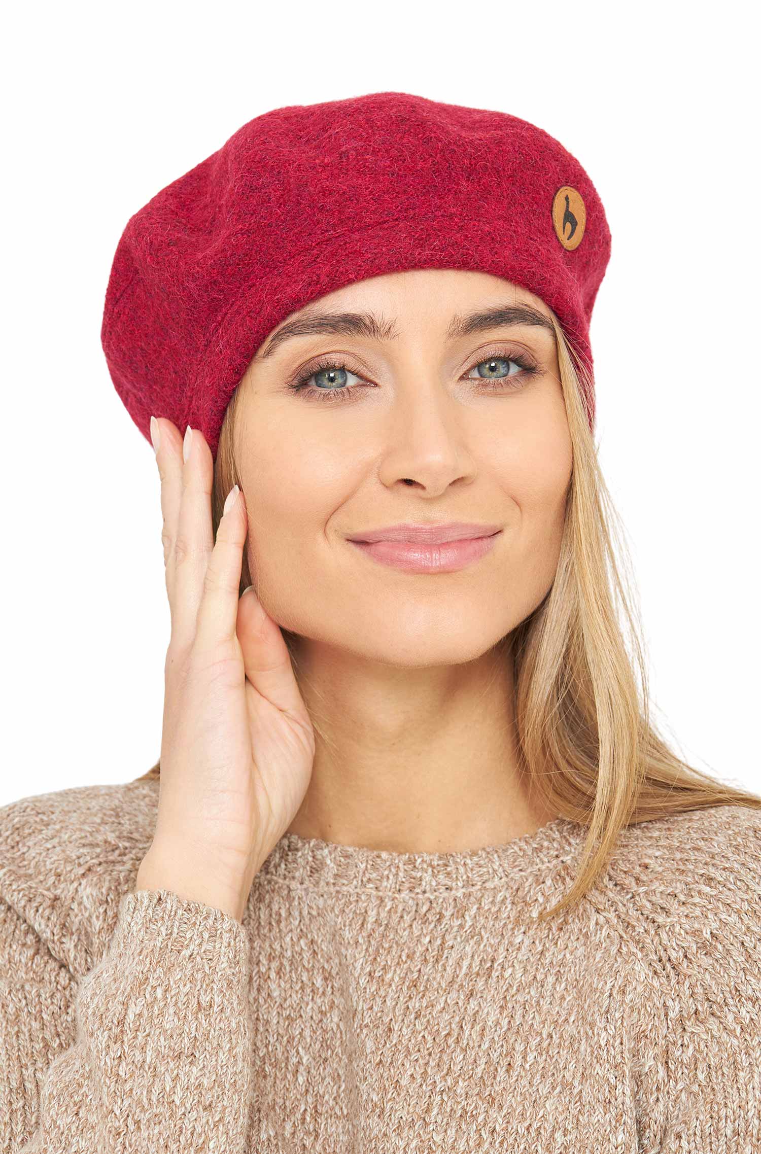 Alpaka Baskenmütze BERET aus 100% Alpaka