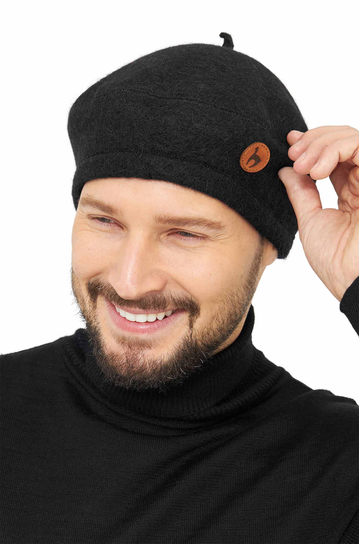 Alpaka Baskenmütze BERET aus 100% Alpaka