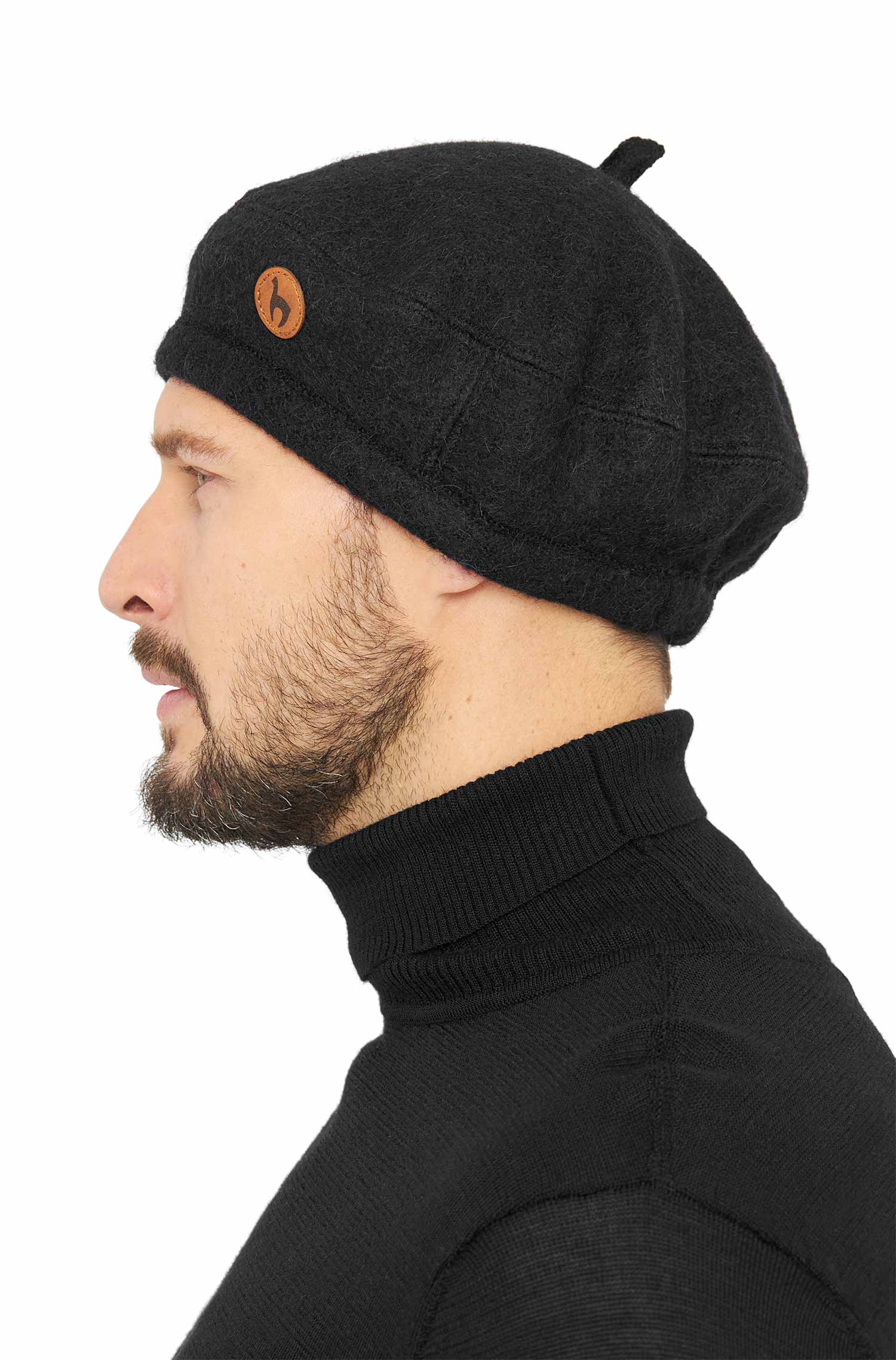 Alpaka Baskenmütze BERET aus 100% Alpaka