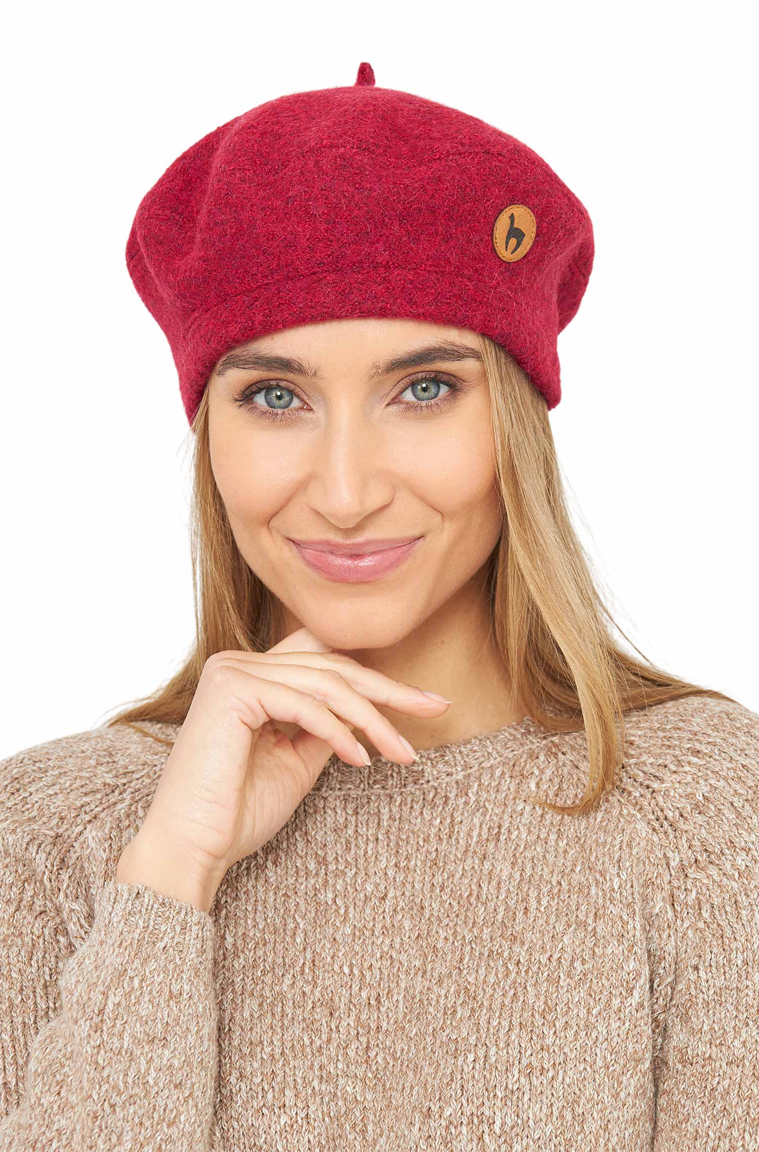 Alpaka Baskenmütze BERET aus 100% Alpaka