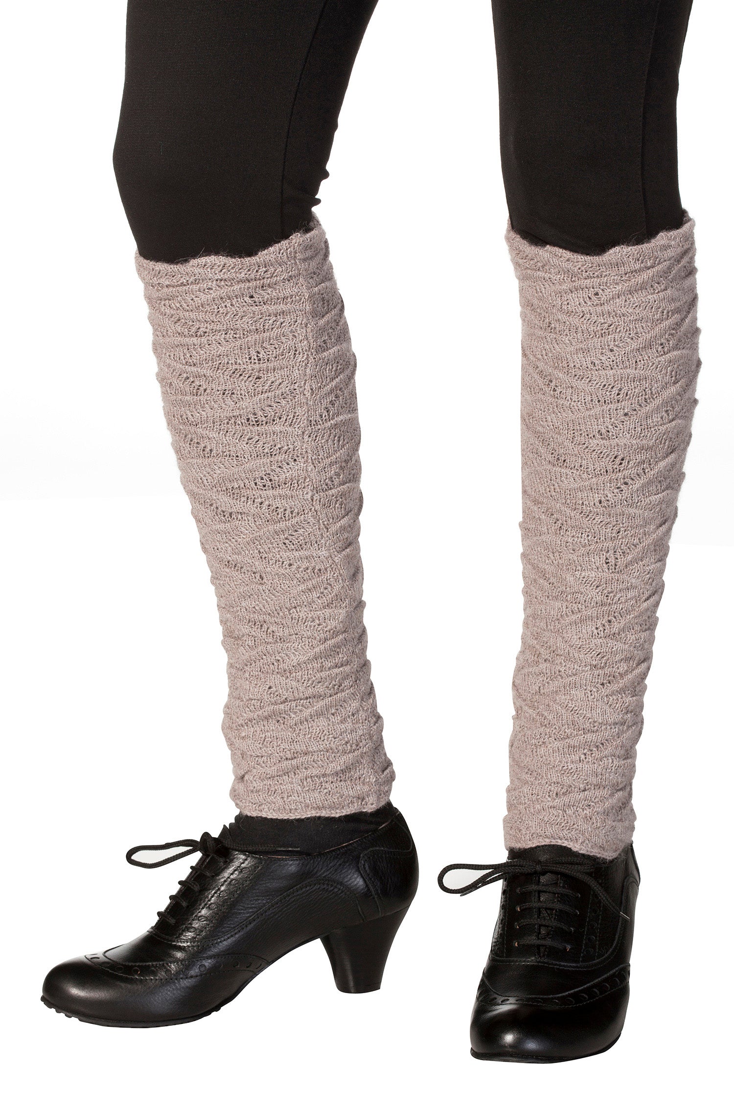 Alpaca leg warmers PIECES made from 100% baby alpaca