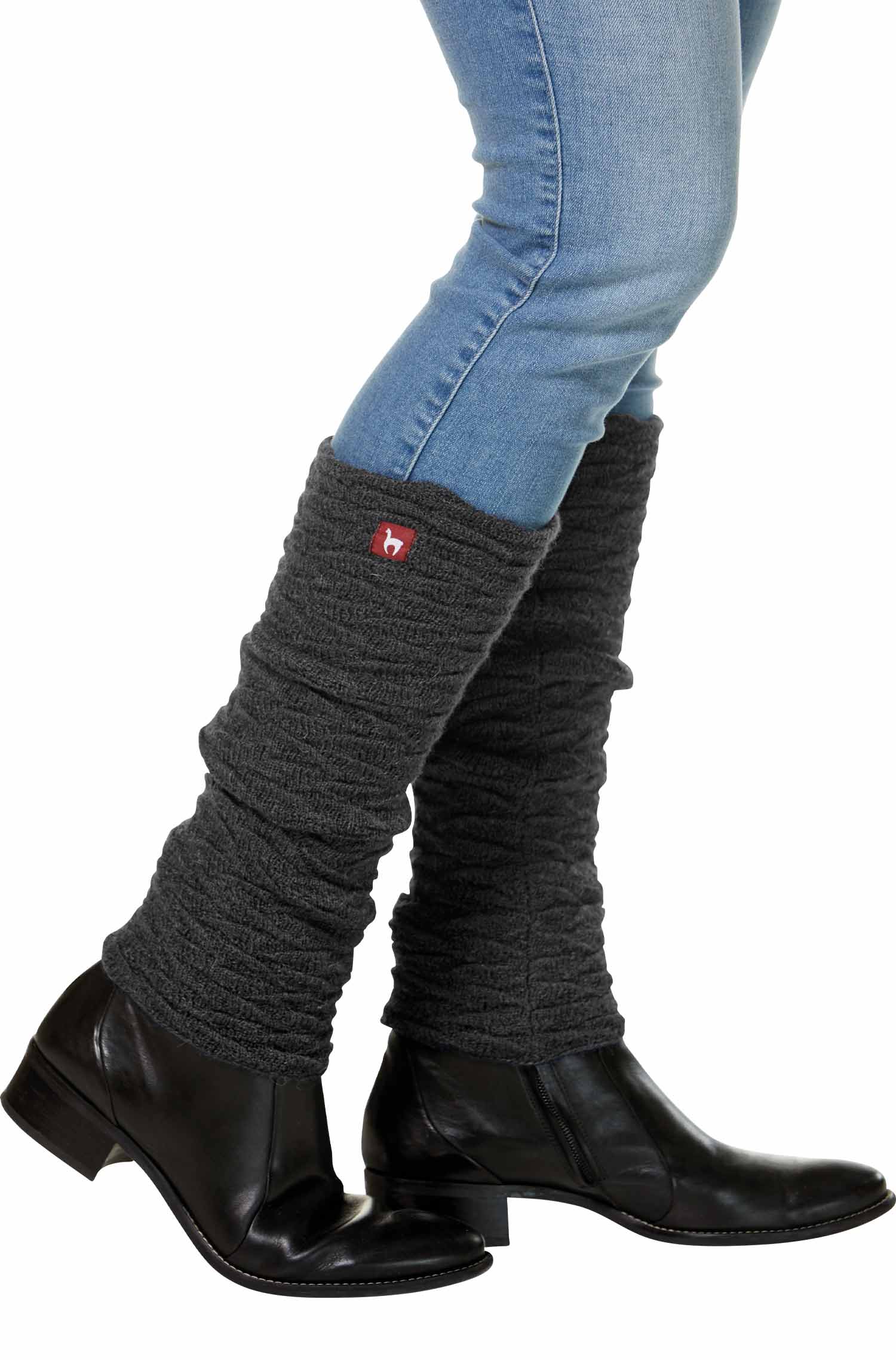 Alpaca leg warmers PIECES made from 100% baby alpaca