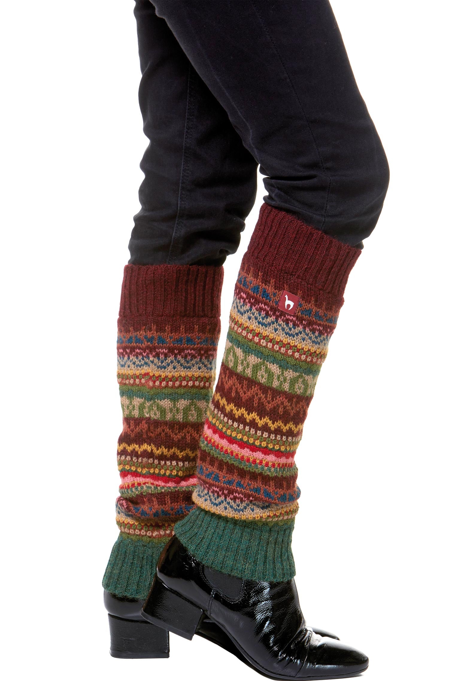 Alpaca leg warmers LUNA made from 100% baby alpaca