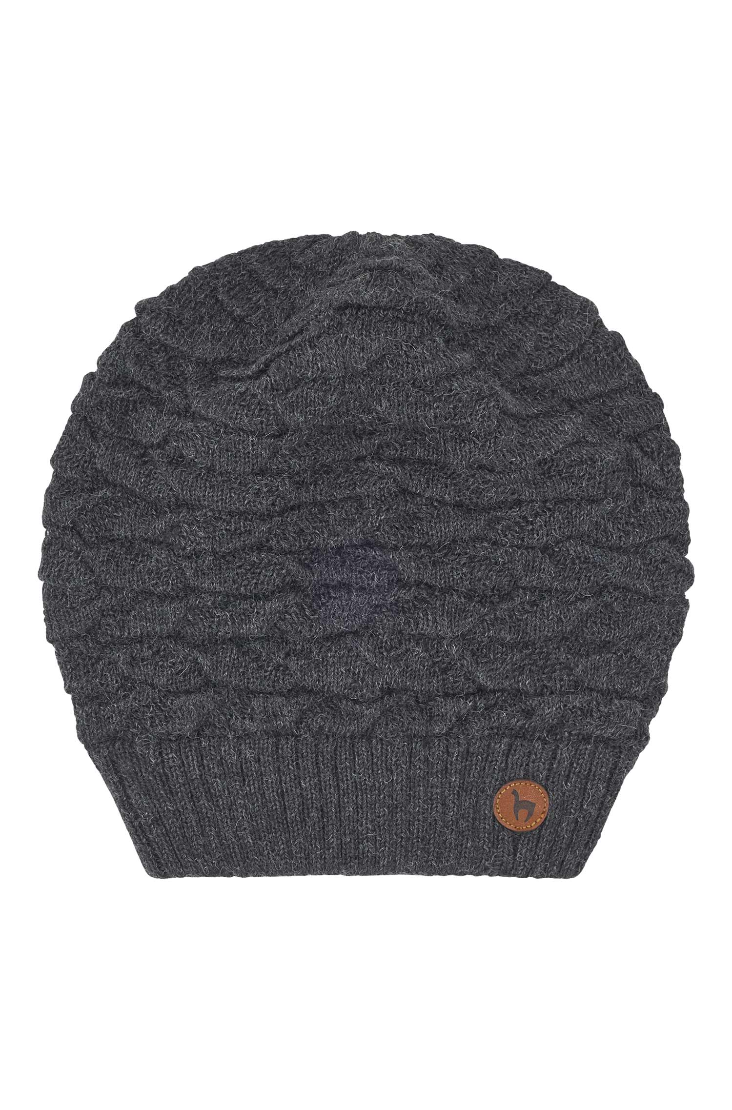 Alpaka Beret Mütze BIESEN aus 100% Baby Alpaka