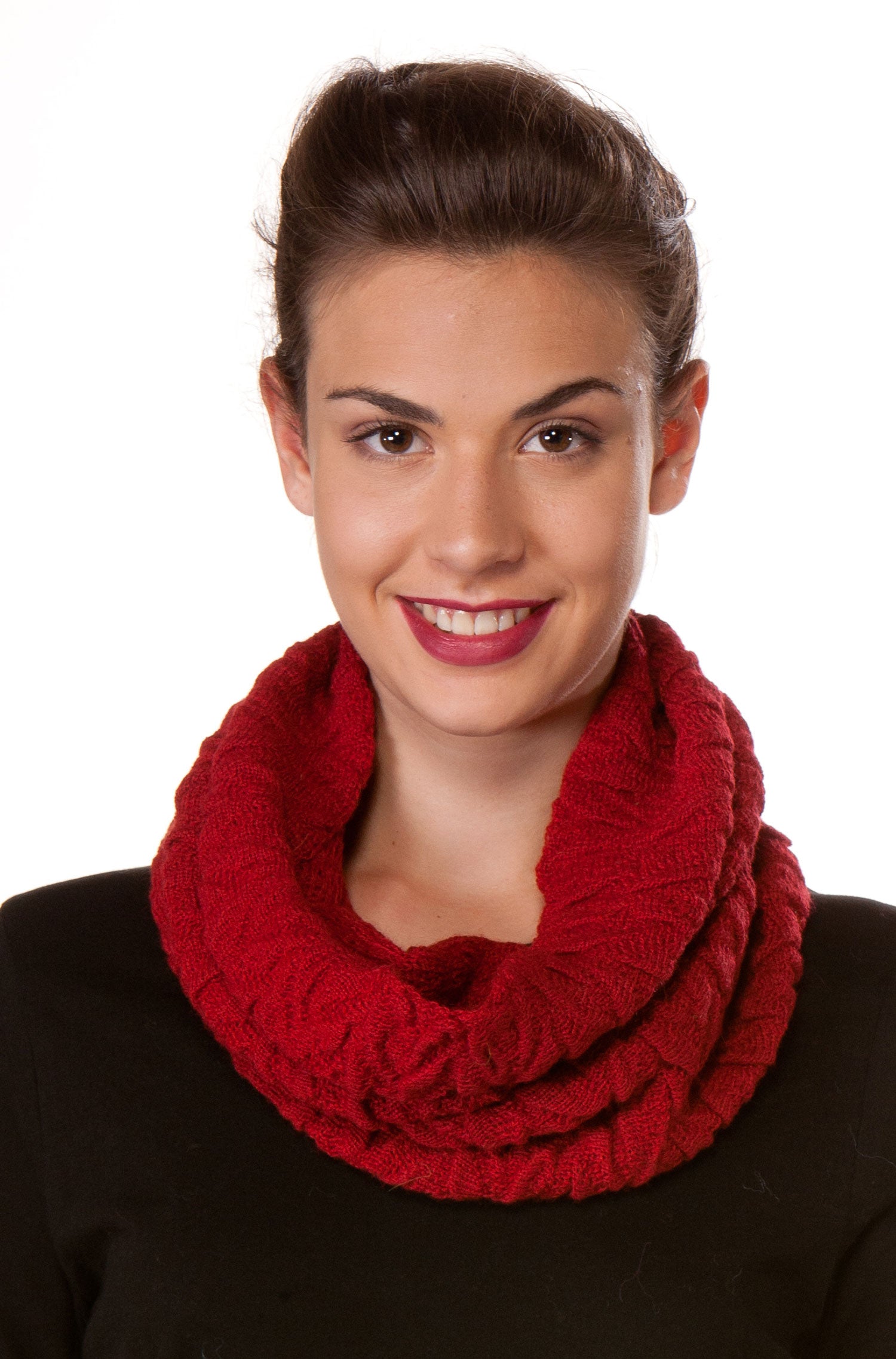 Alpaka BIESEN Ringschal aus 100% Baby Alpaka