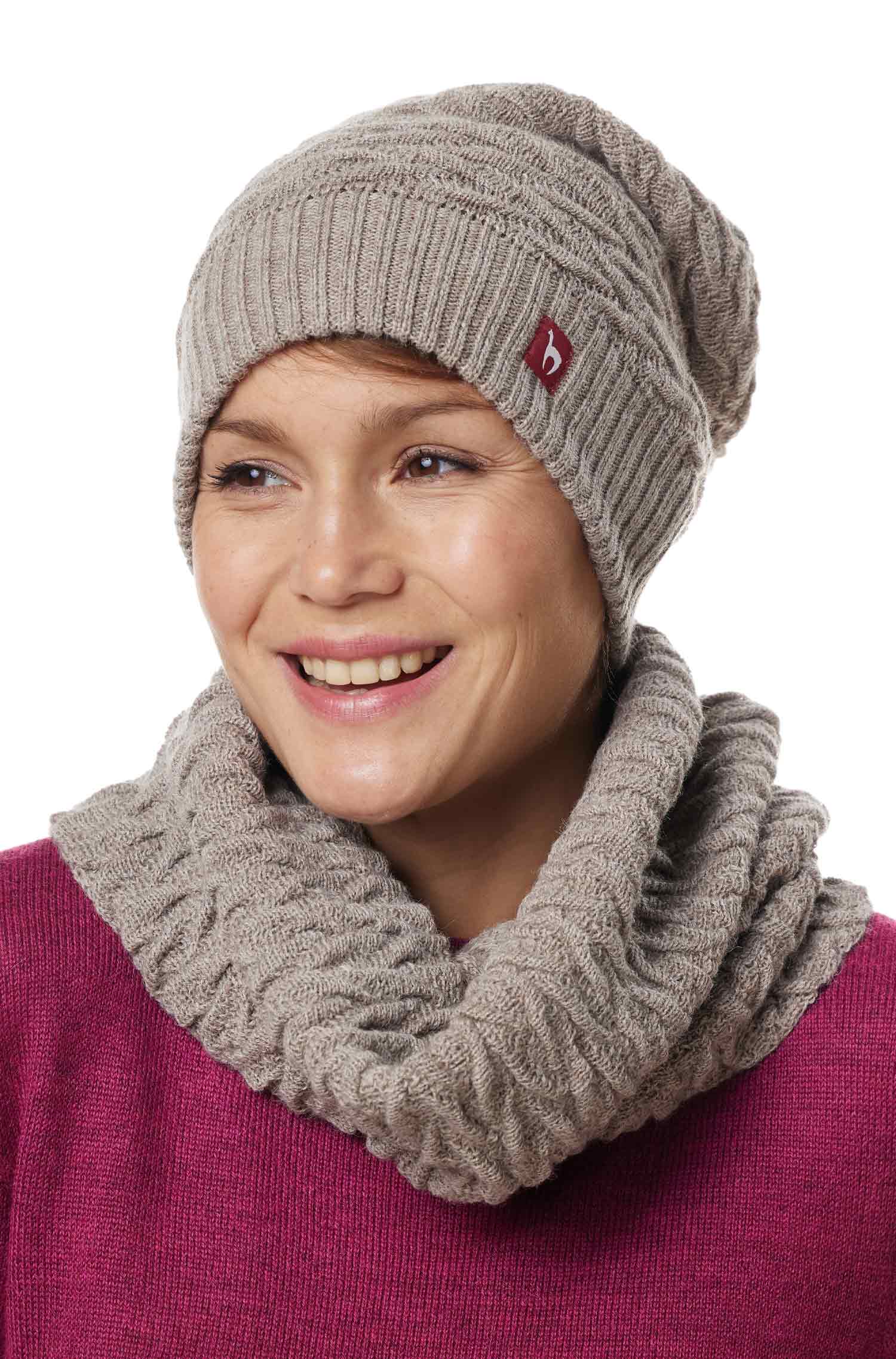 Alpaka BIESEN Ringschal aus 100% Baby Alpaka