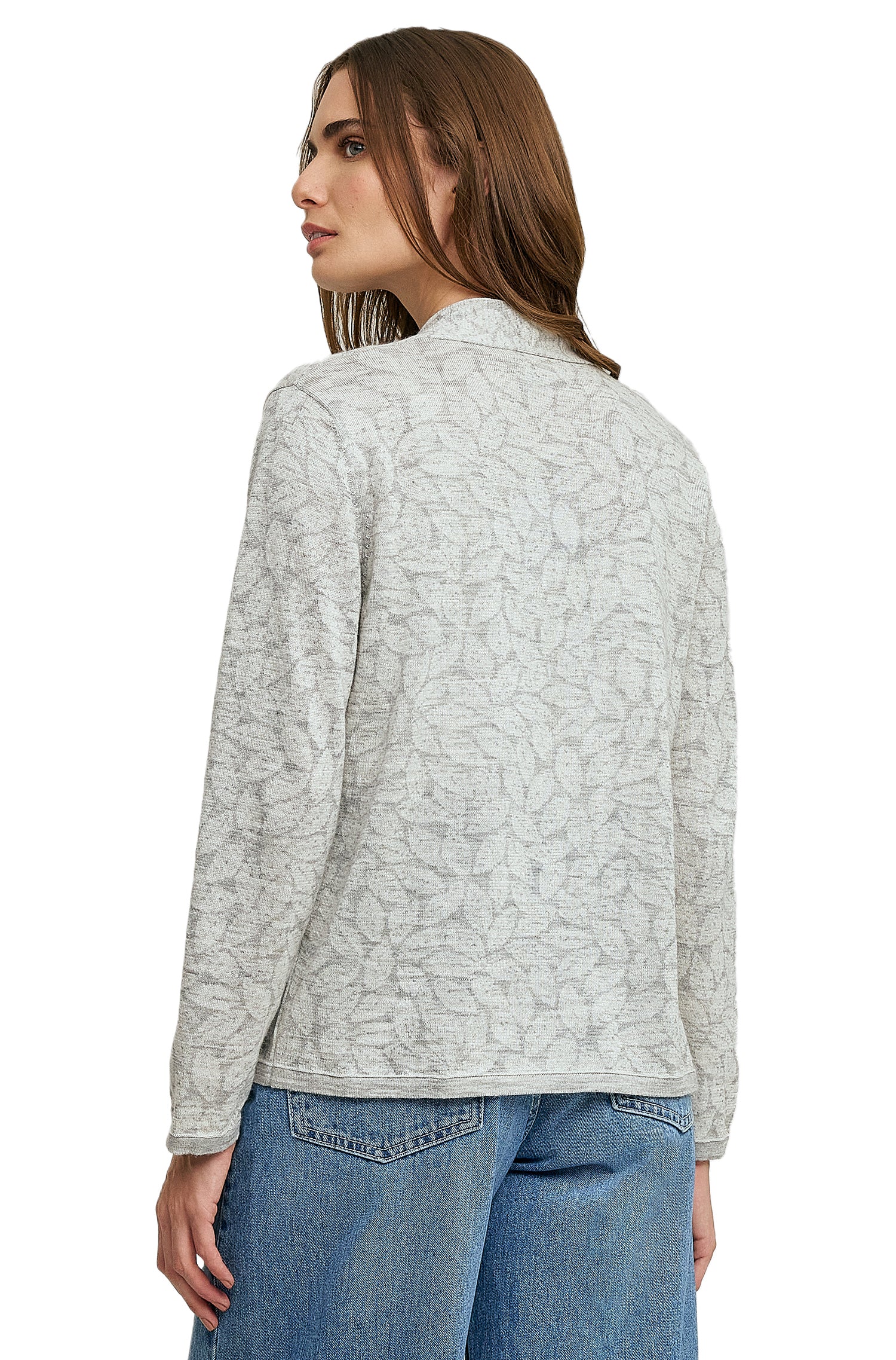 Alpaka Cardigan WISHBONE aus Baby Alpaka & Seide