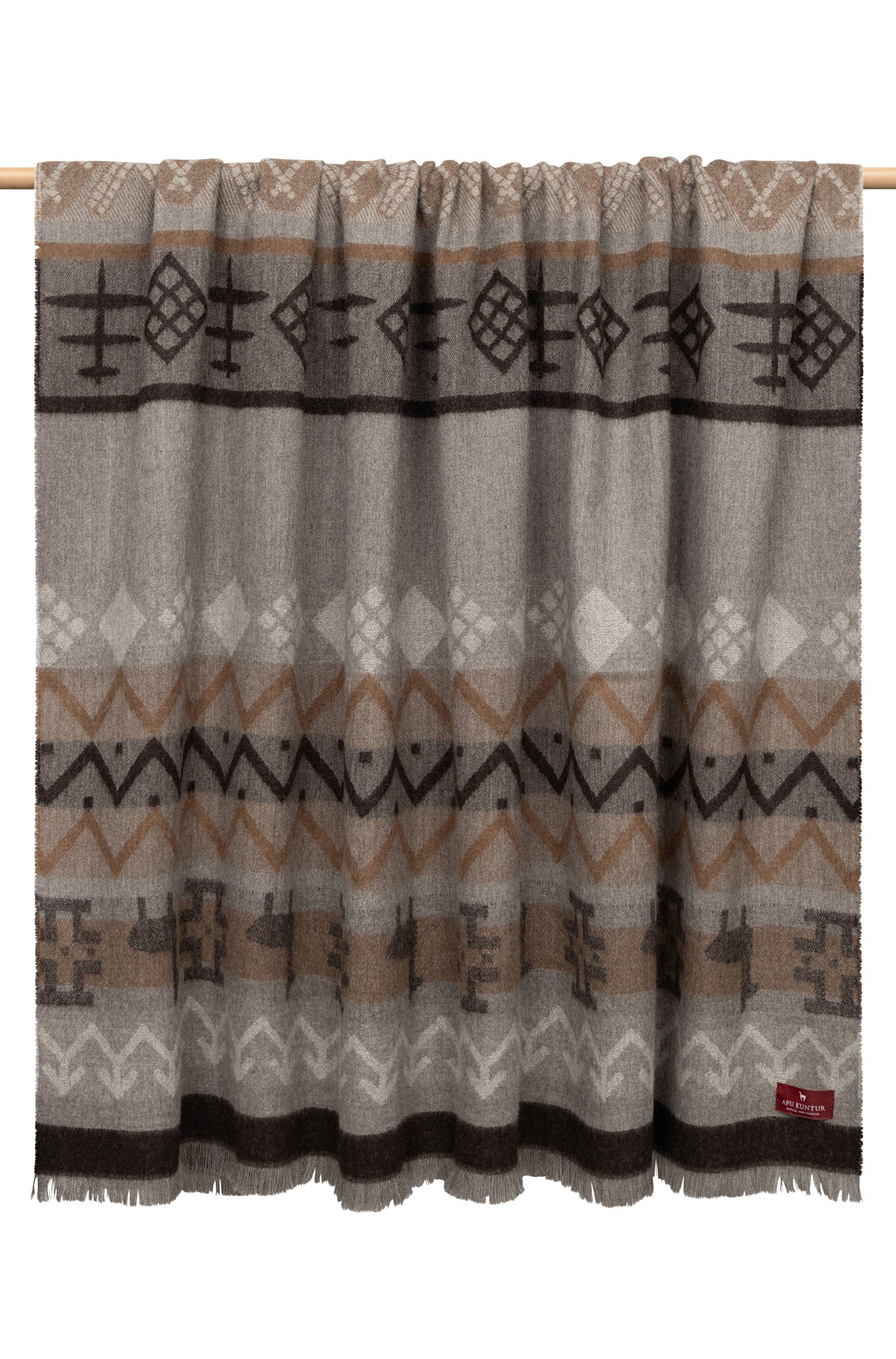 Alpaka Decke CAMINO aus 100% Baby Alpaka